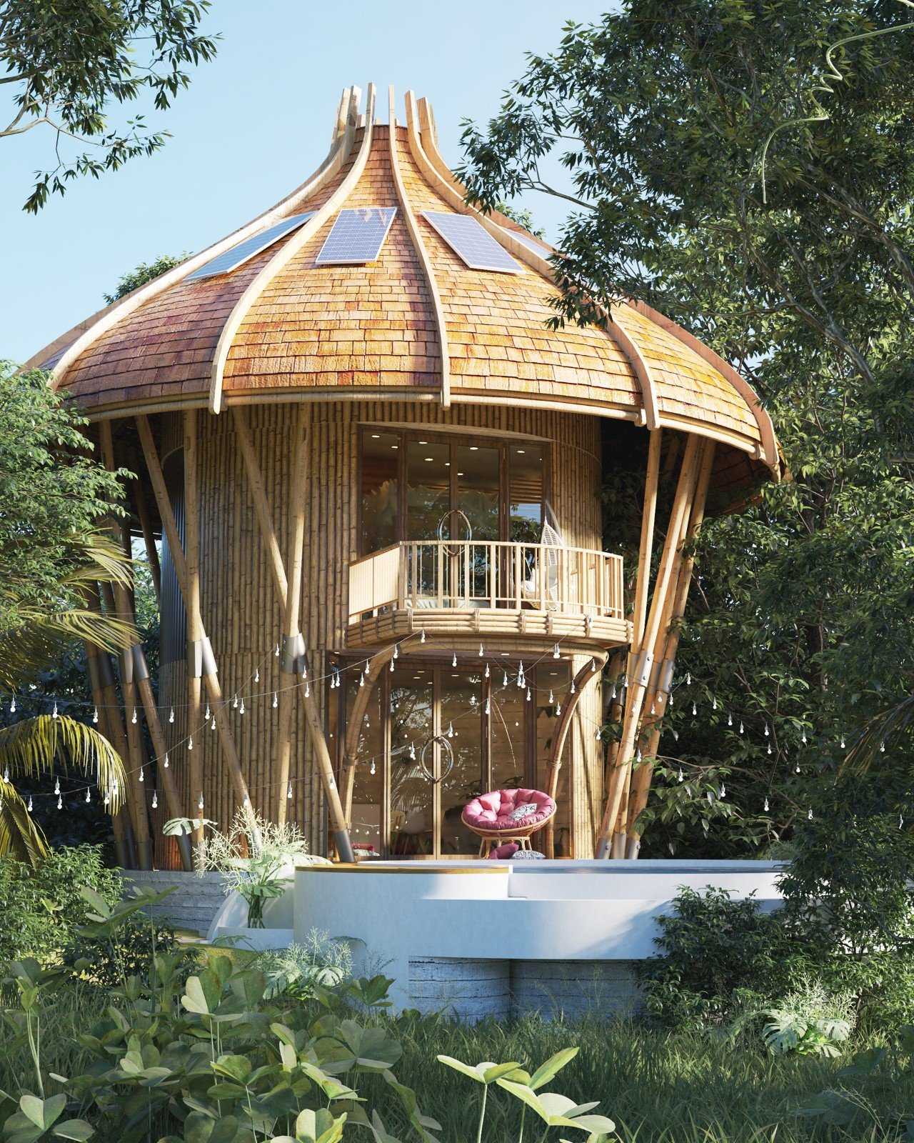 Design，Mushroom，villa，residence，