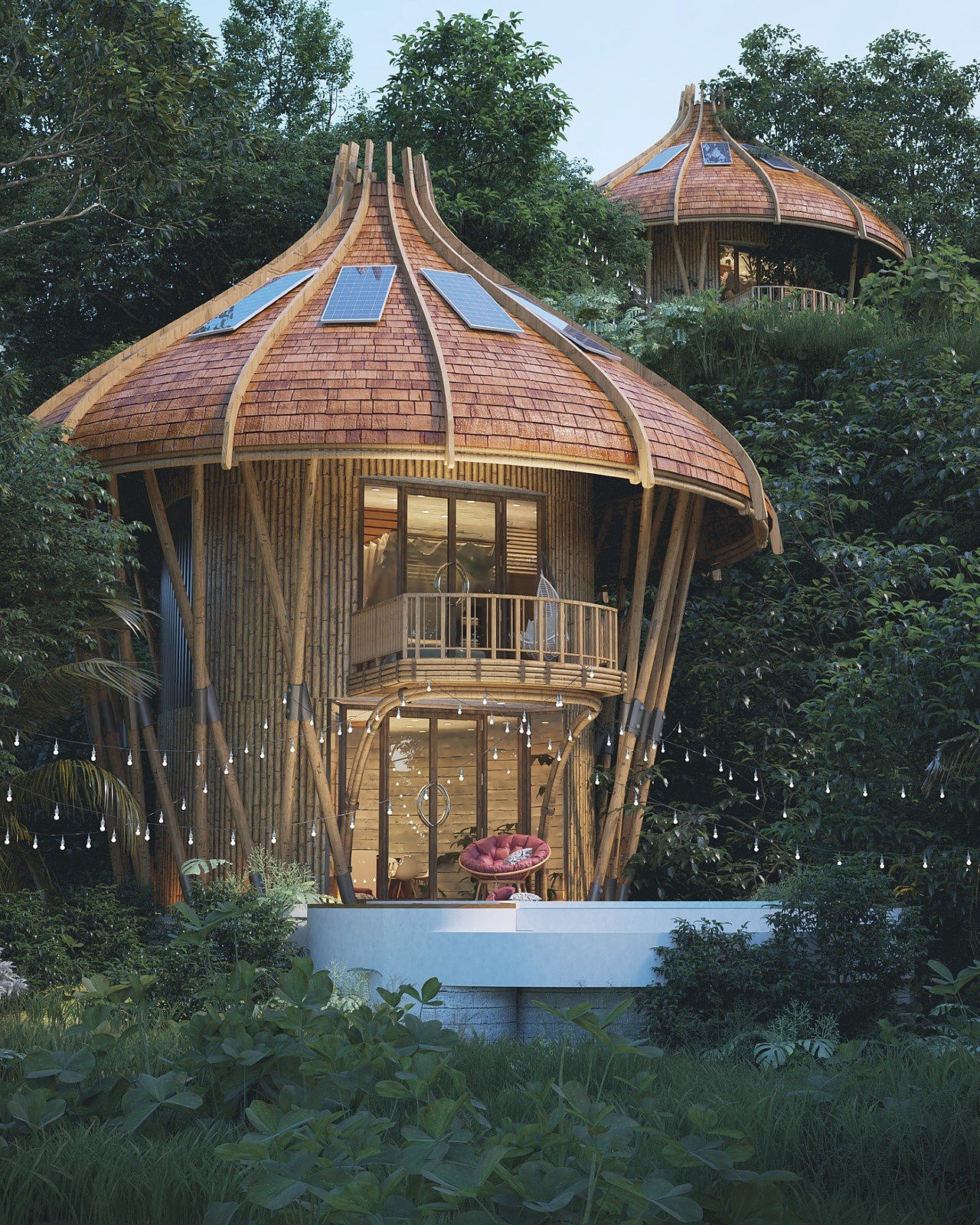 Design，Mushroom，villa，residence，