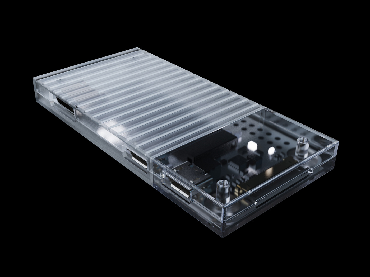 Richky Ananta，product design，industrial design，Transparent housing，