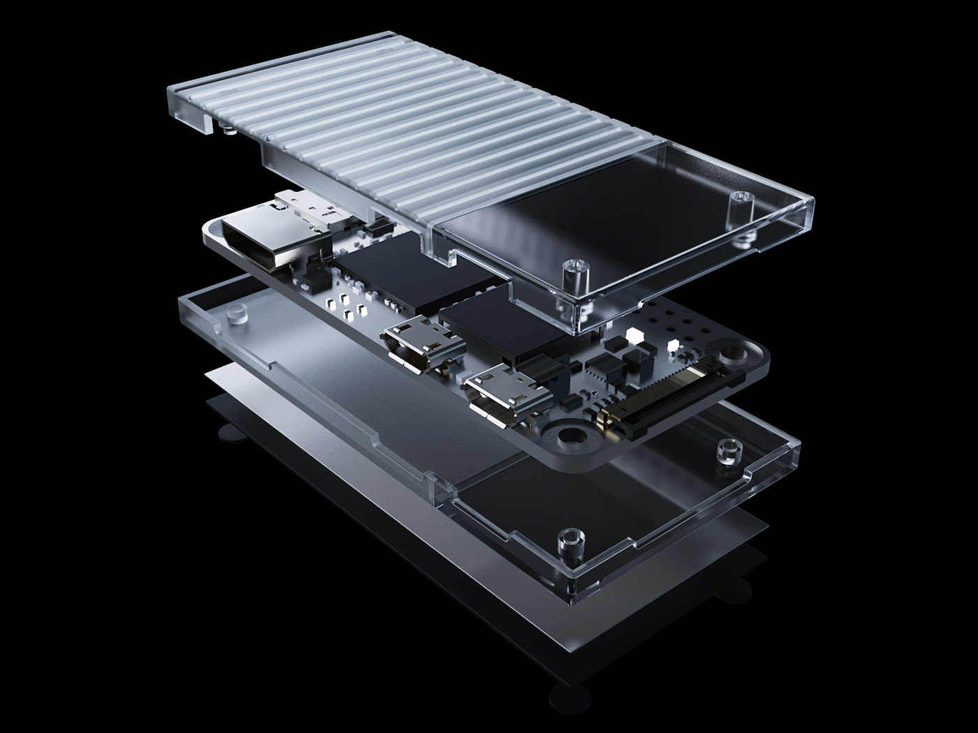 Richky Ananta，product design，industrial design，Transparent housing，