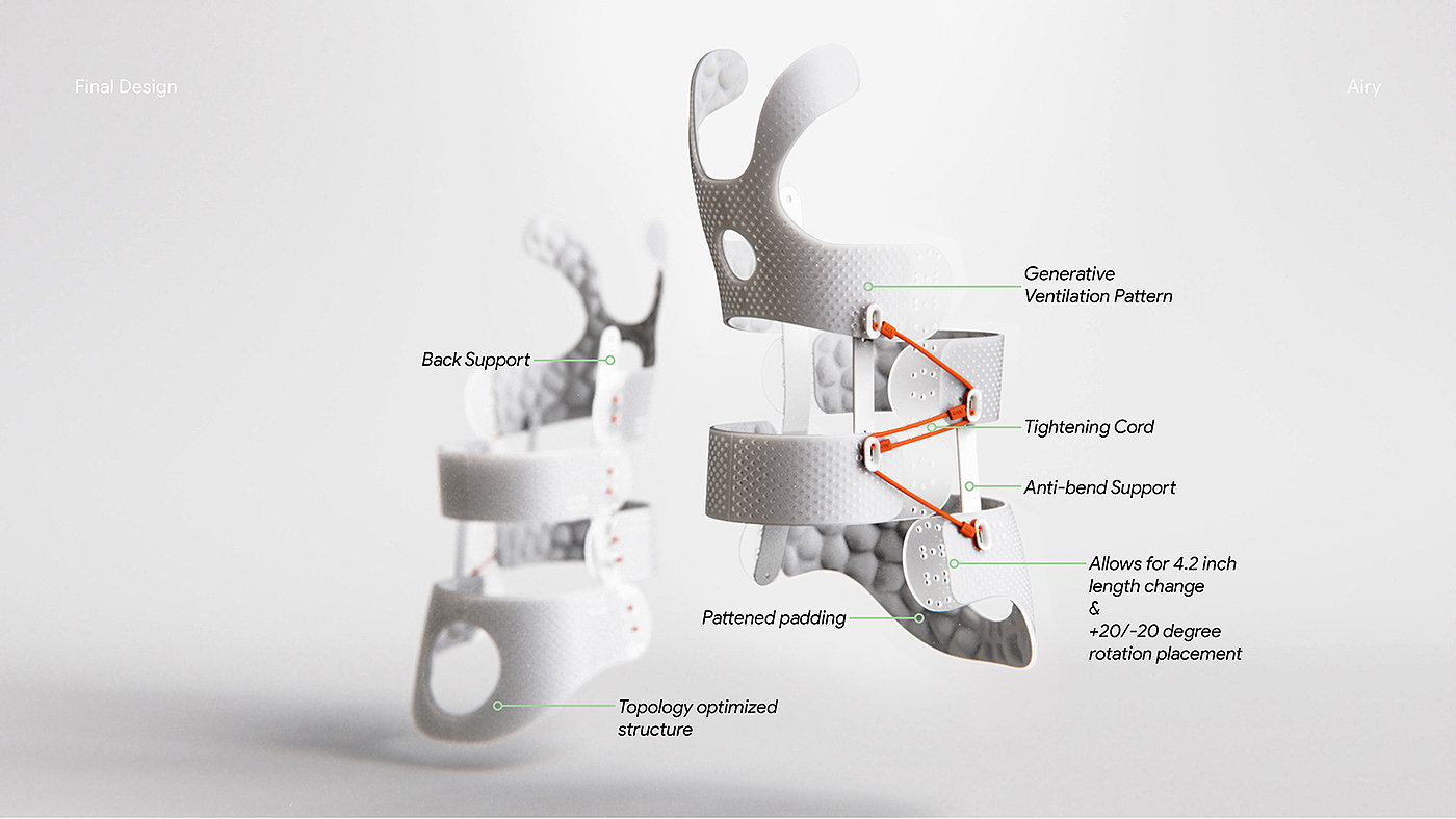 Scoliosis brace，teenagers，product design，industrial design，design，healthy，