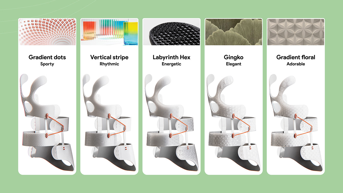 Scoliosis brace，teenagers，product design，industrial design，design，healthy，