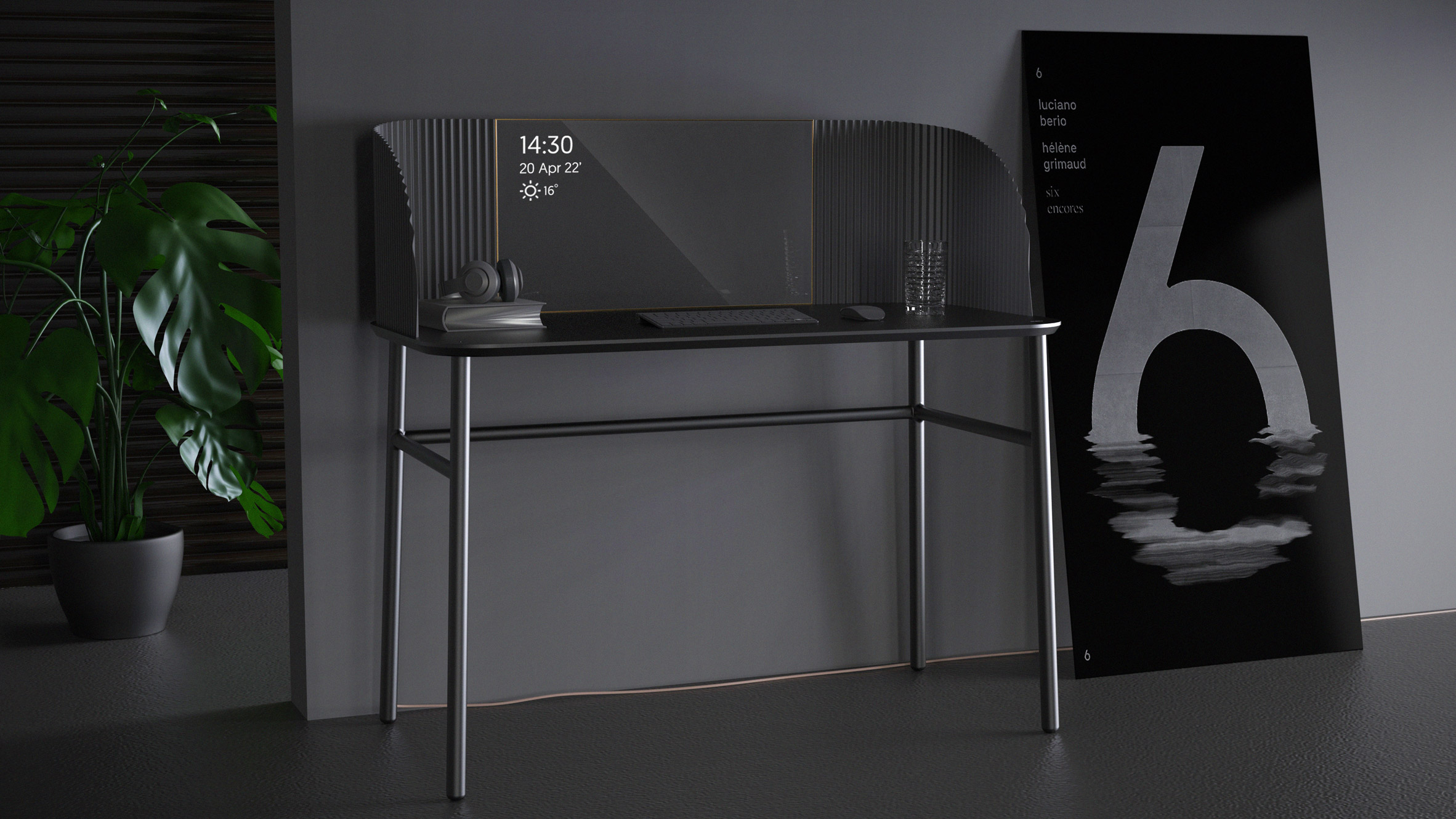 Caelum，desk，Design，LED display screen，