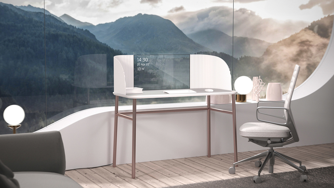 Caelum，desk，Design，LED display screen，