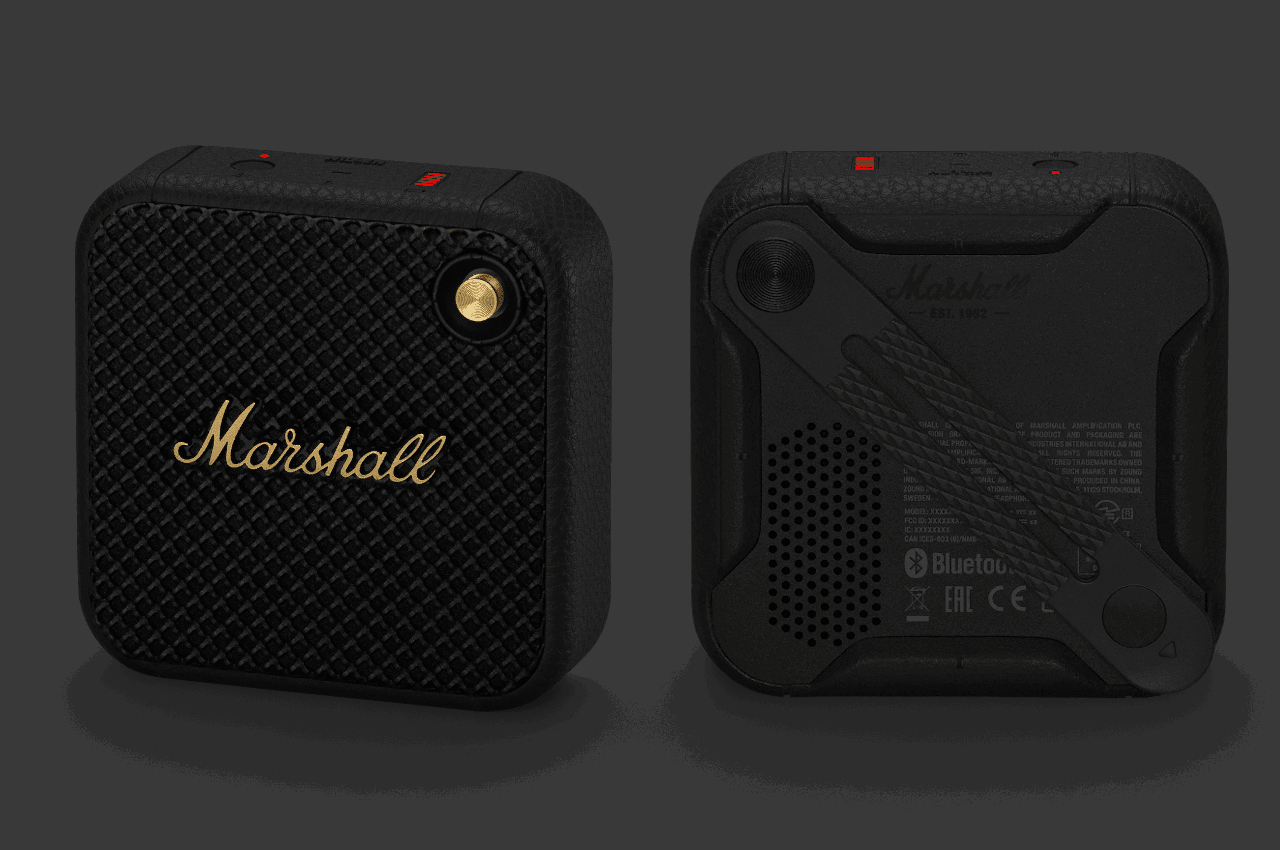 marshall，portable，durability，Sustainable design，Bluetooth speaker，product design，