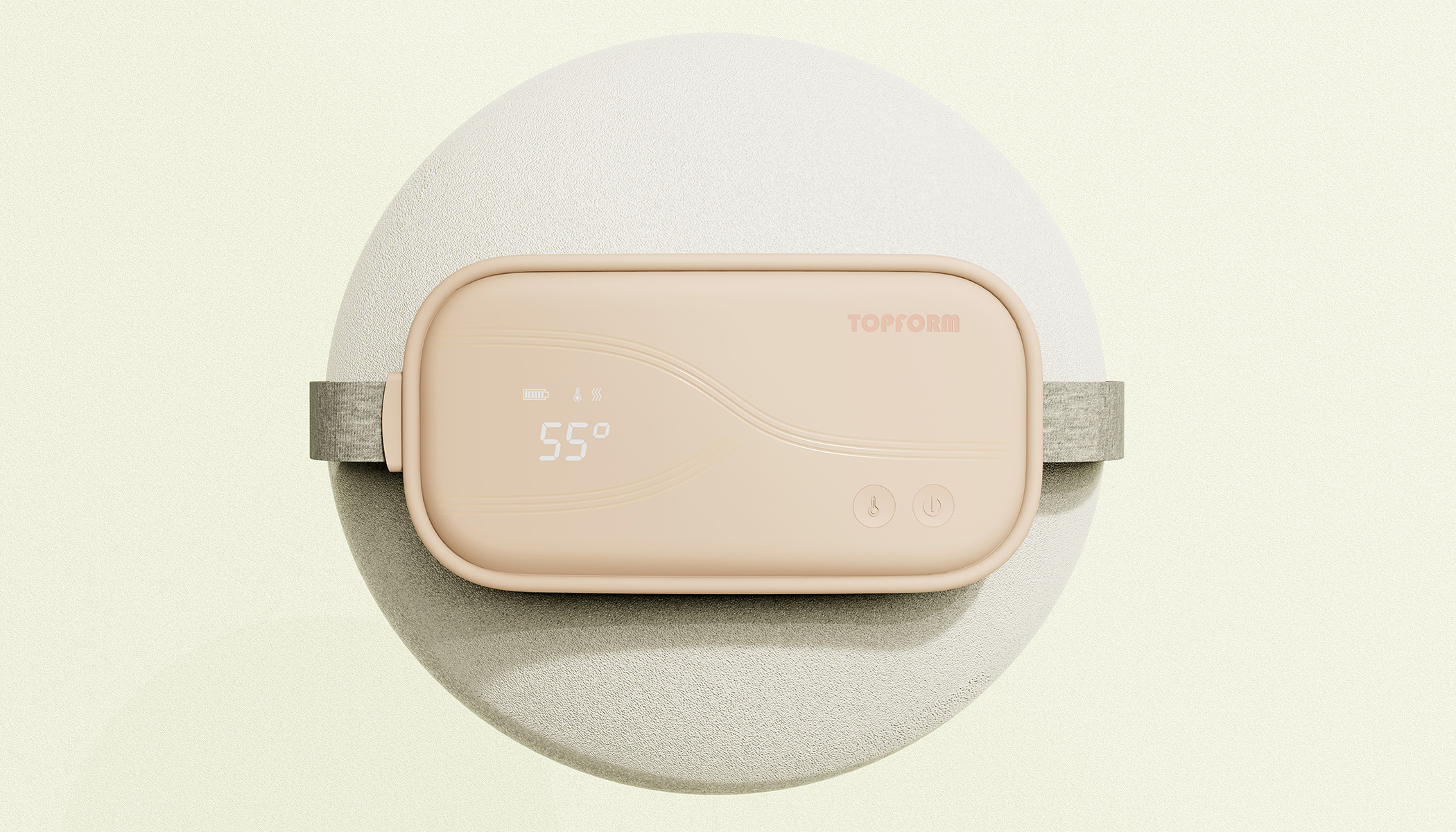 Warm palace belt，Appearance design，Structural design，Upper bearing design，electronic product，Ladies Care Products，