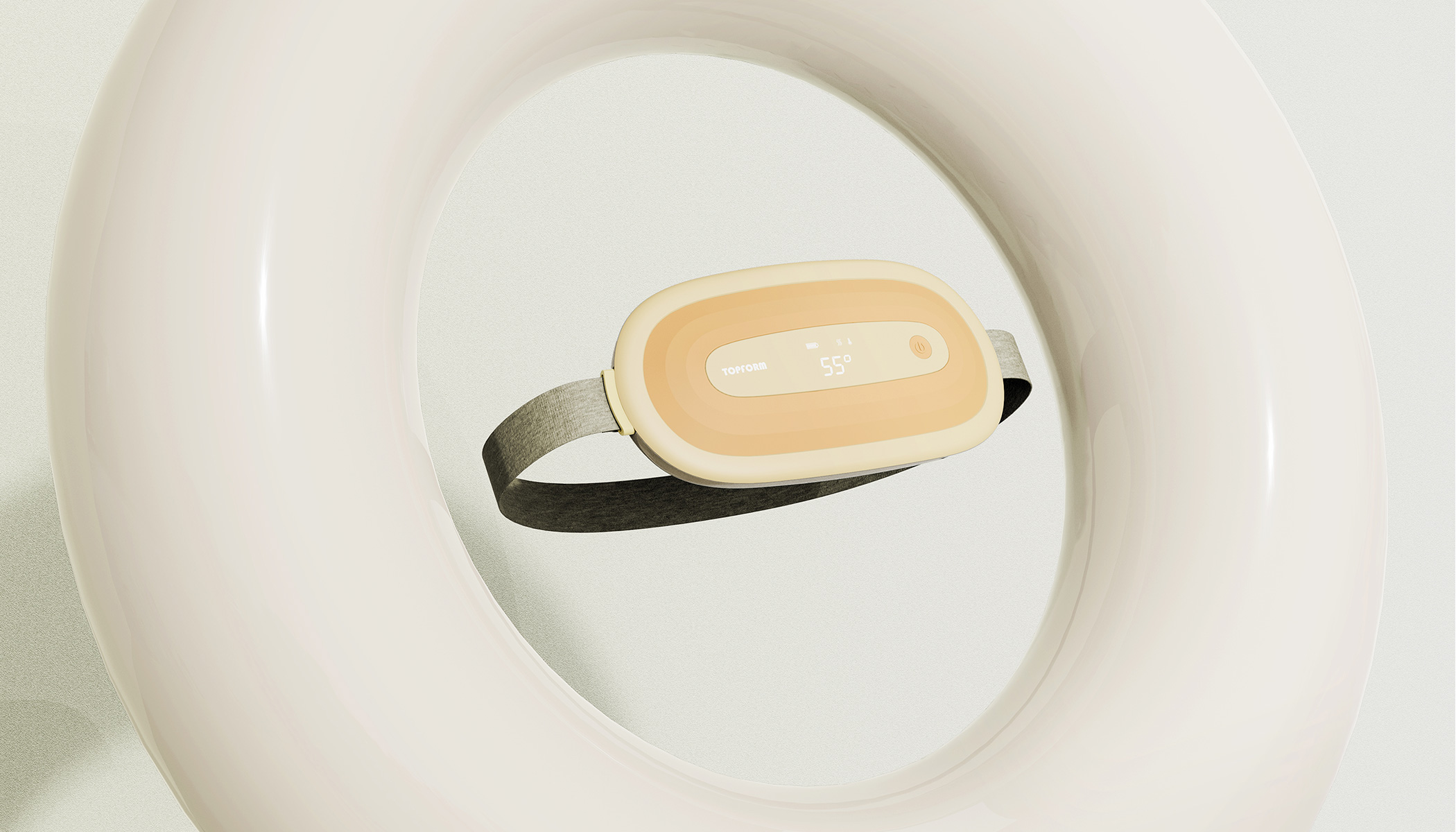 Warm palace belt，Appearance design，Structural design，Upper bearing design，electronic product，Ladies Care Products，