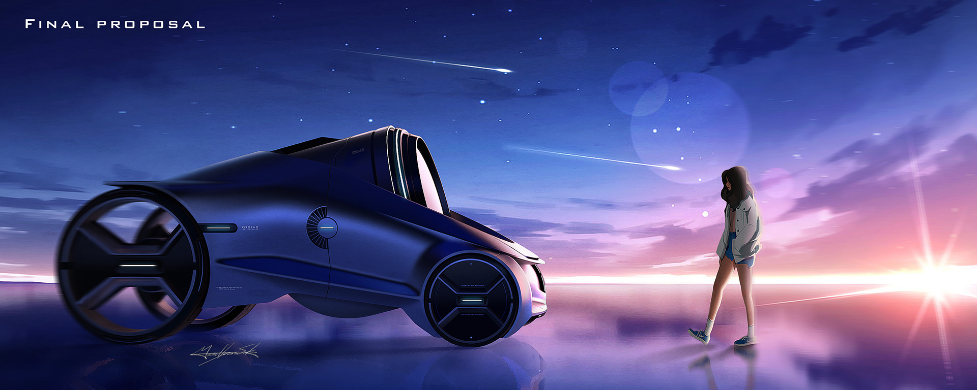 conceptual design，Automobile design，Stargazers，Futurism，Hyunsik Moon，ZODIAC，