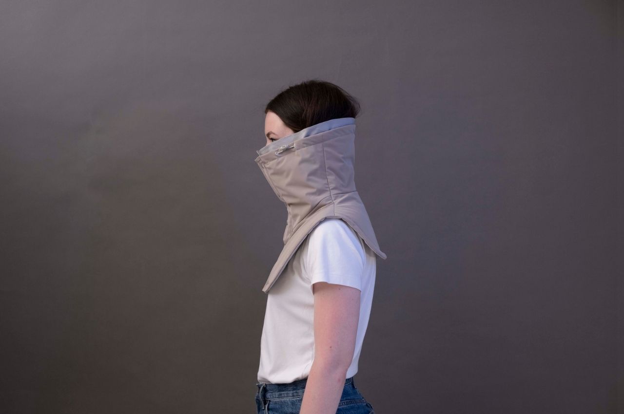 Maria Rybina，Smart collar，product design，Mobile phone can be connected，V-Lap Fabric，VOL，