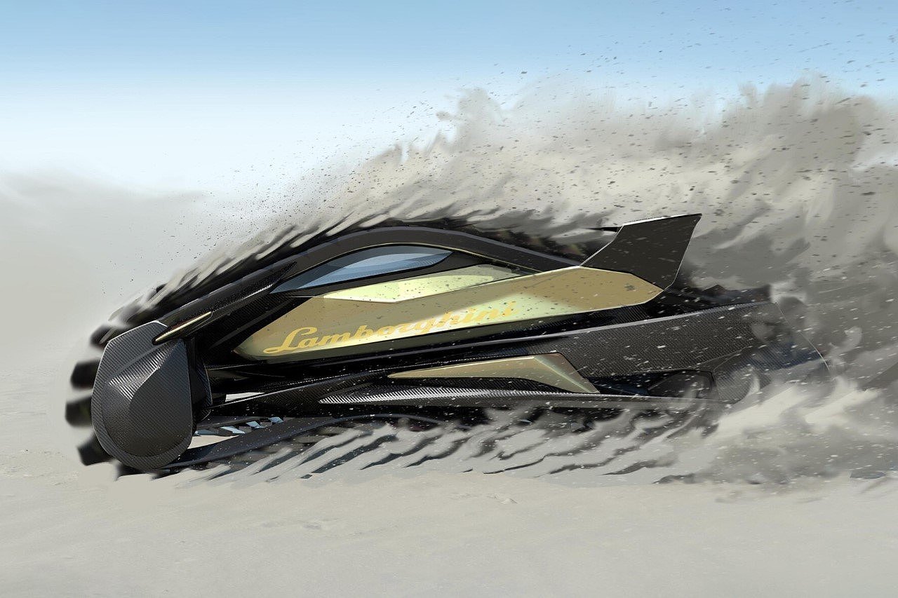 Michael Hritzkrieg，兰博基尼 LMXX2，概念设计，汽车设计，流线型设计，Gravity Sketch，