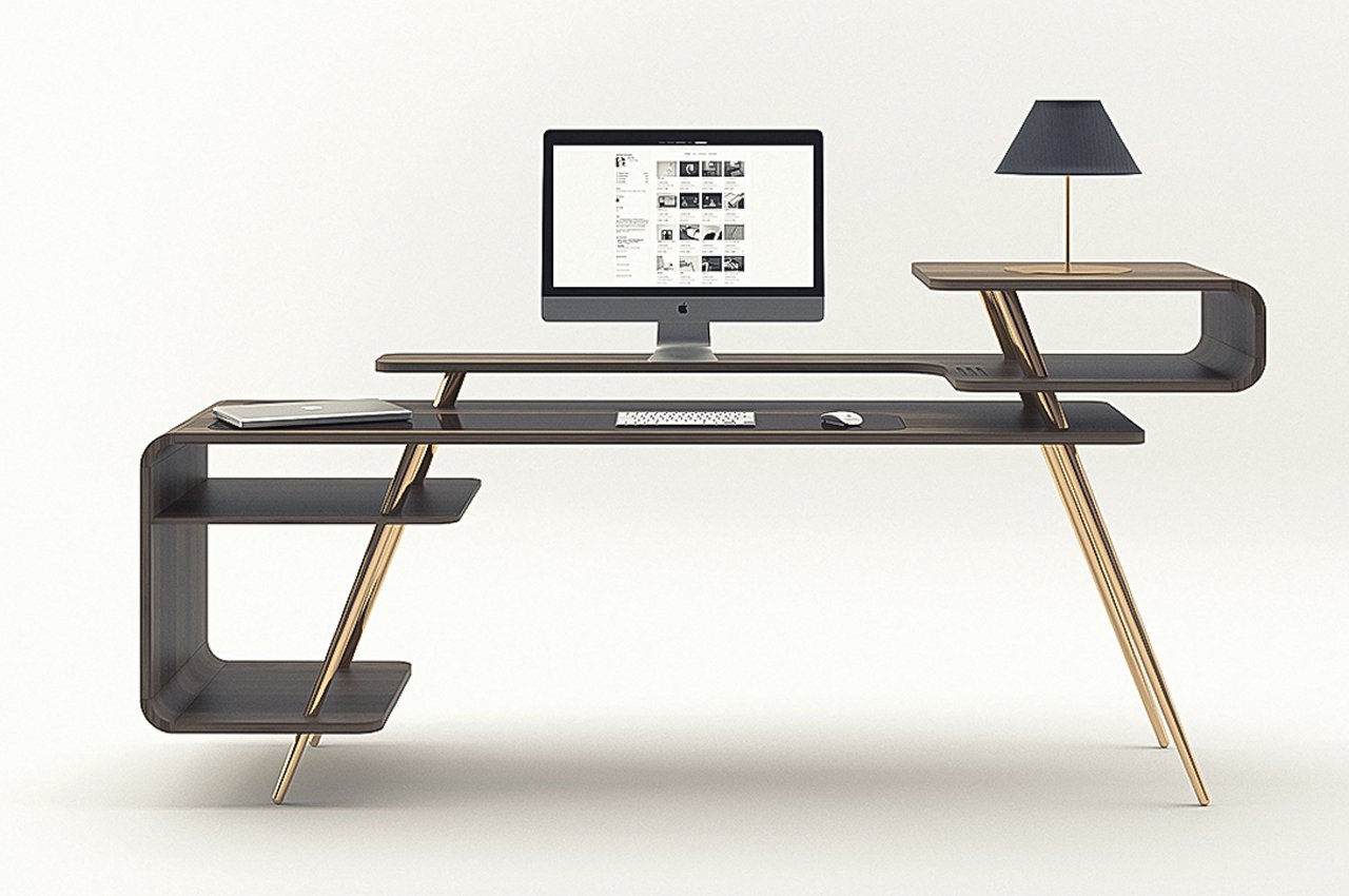 desk，Simplicity，small office , home office，