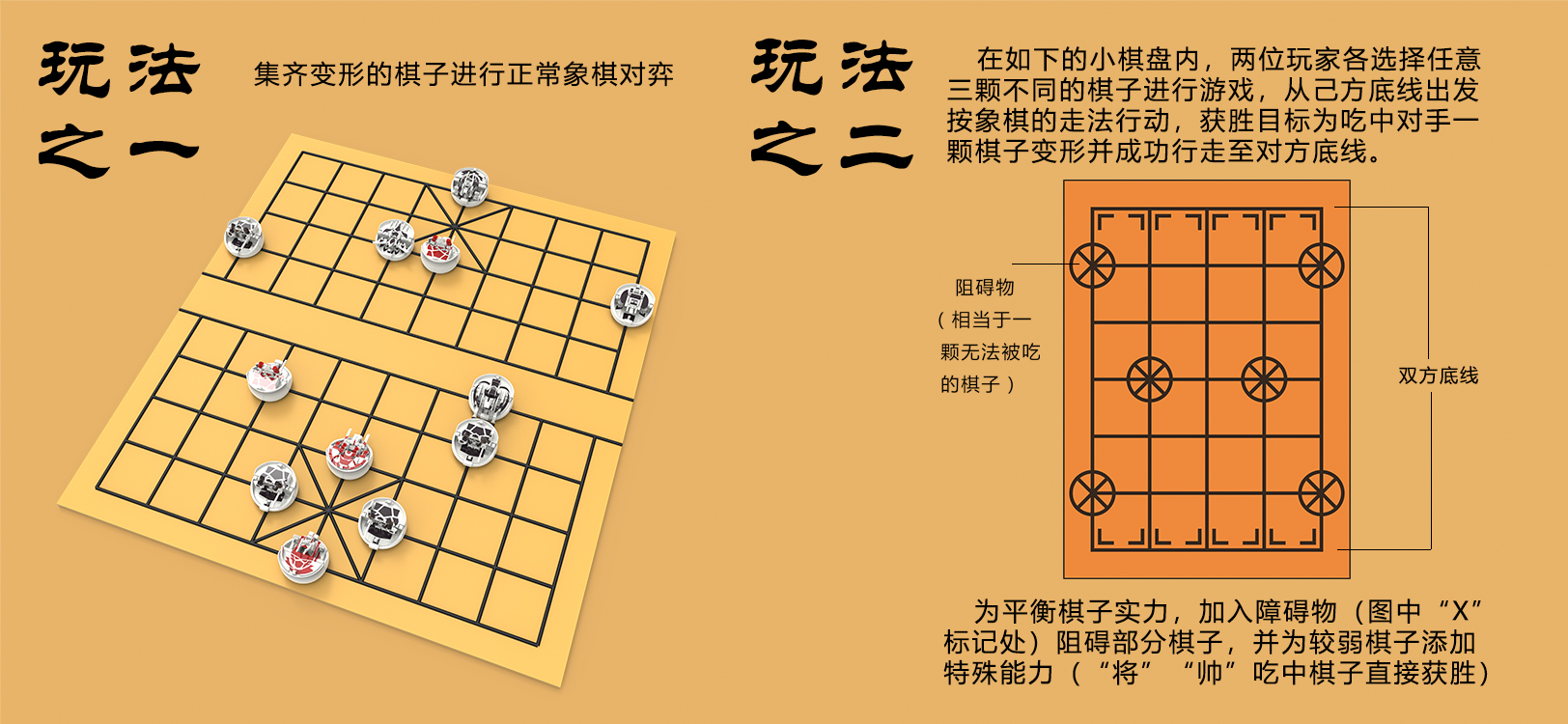 Transformed toy，Chinese chess，
