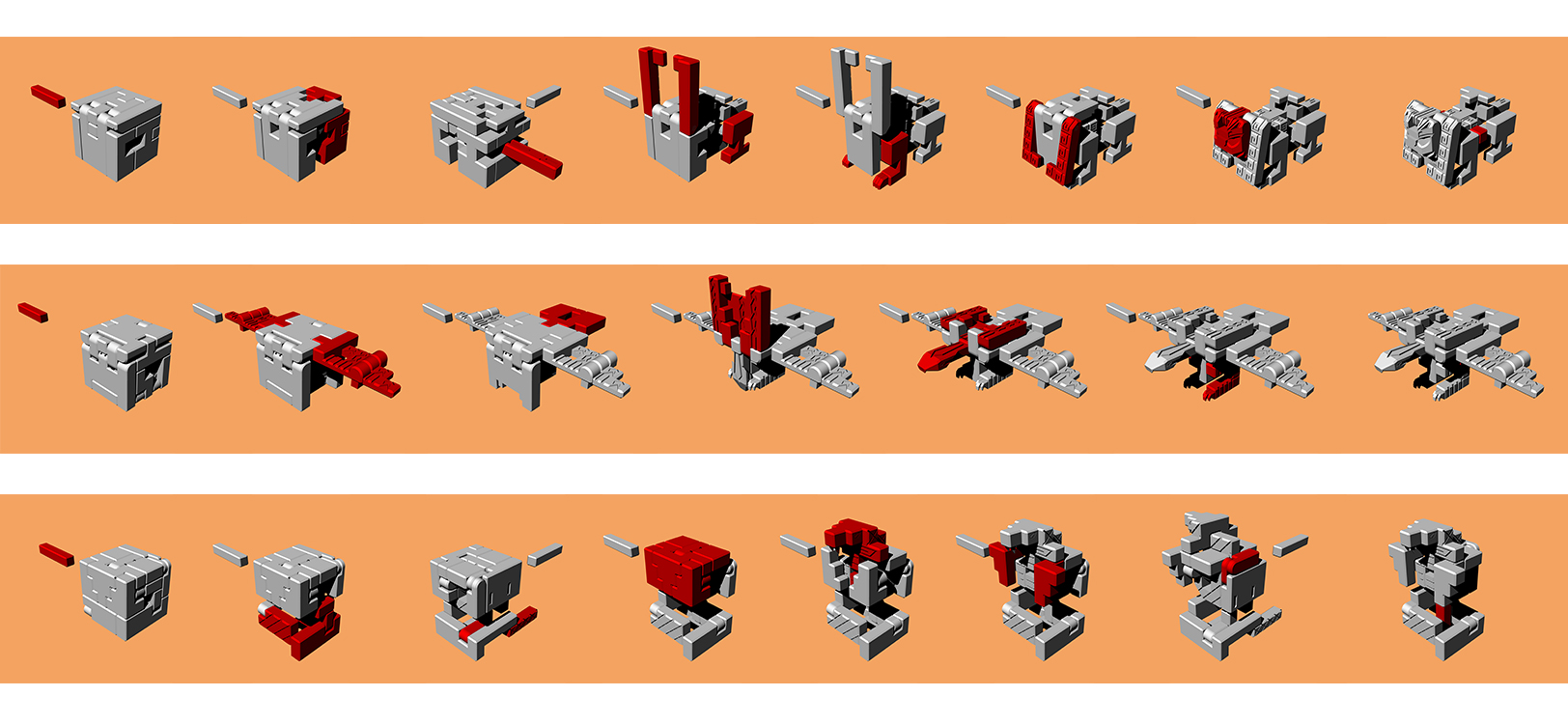 Transformed toy，Wooden toys，Kong ming Lock，