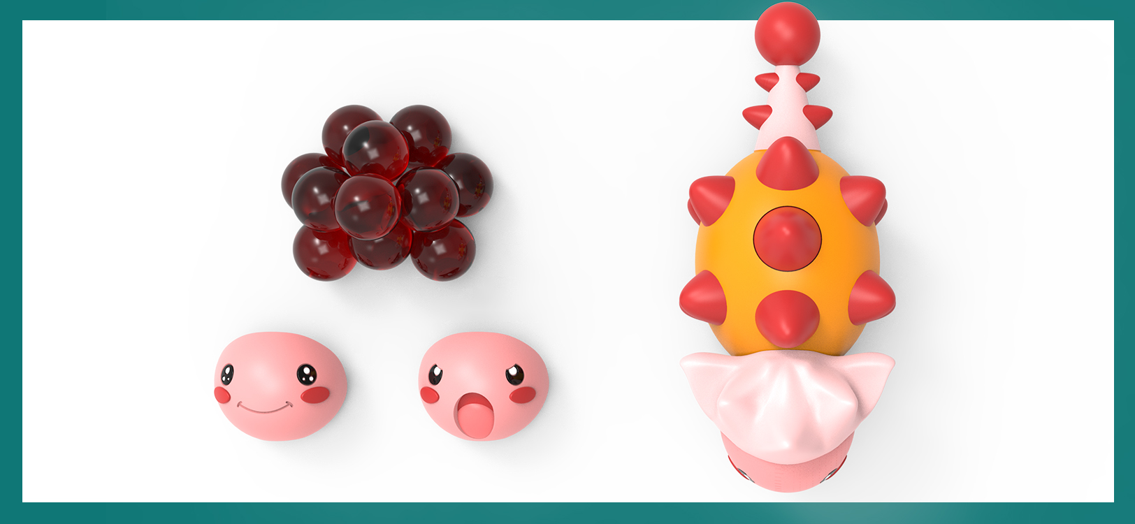 Assembling model，Linkage model，You look delicious，