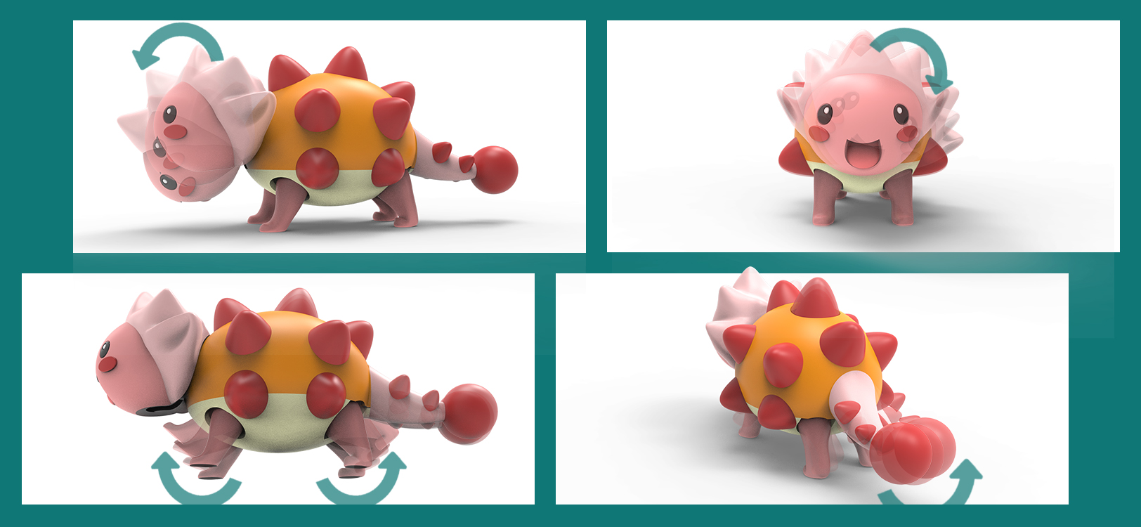 Assembling model，Linkage model，You look delicious，