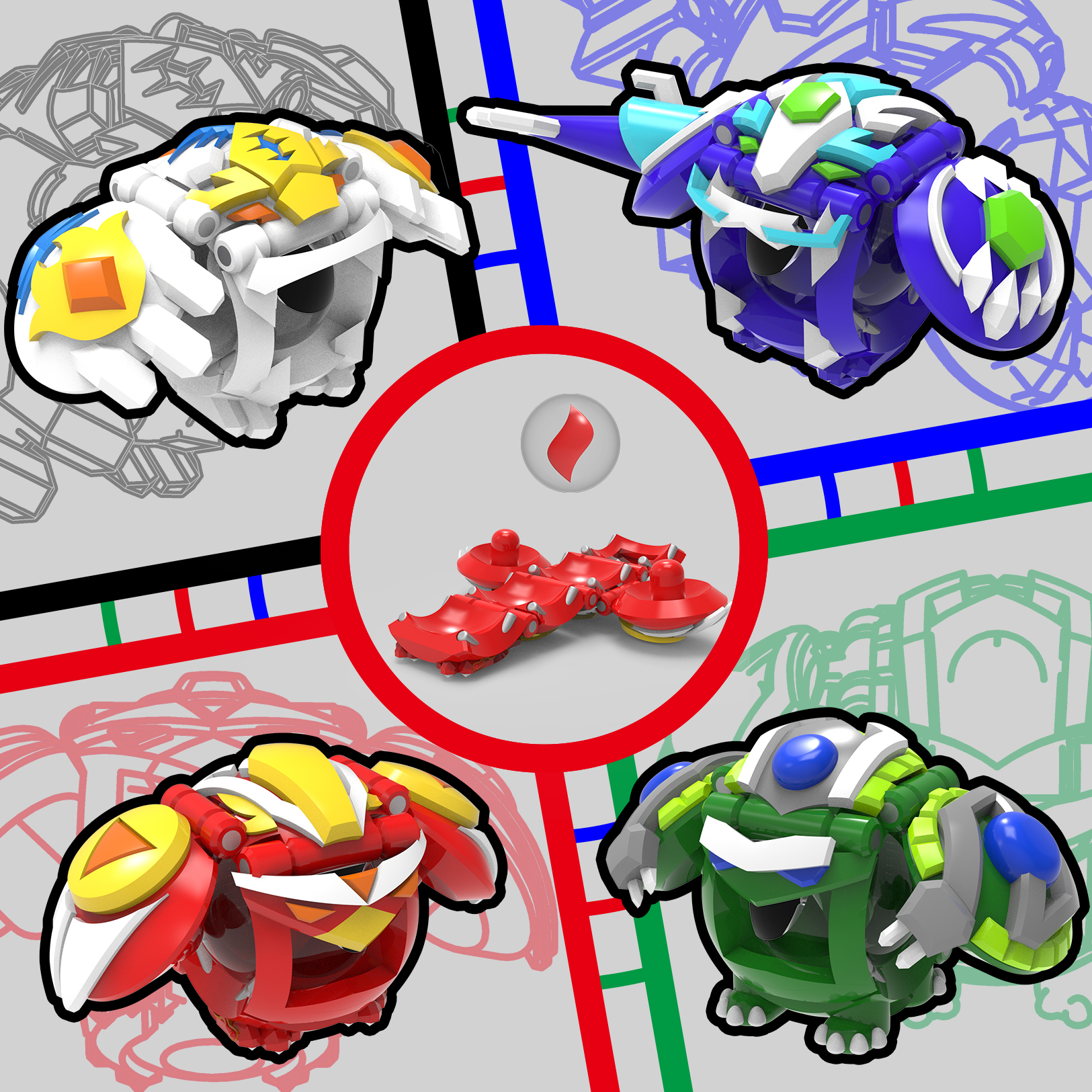 Transformed toy，Marbles，