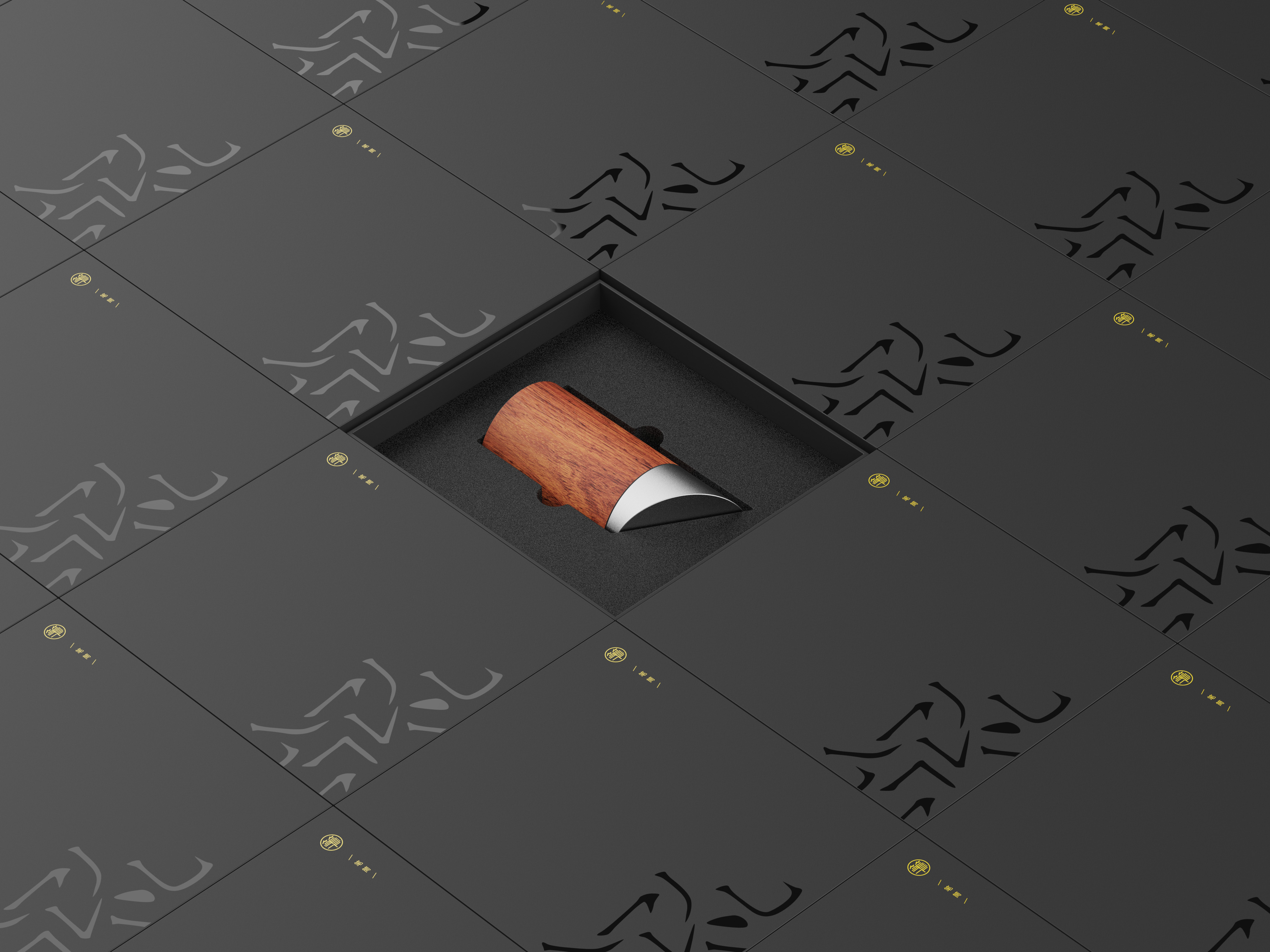 pen container，Tilted pen container，stainless steel，Wood rosewood walnut，product design，Wen Chuang，Cultural and creative products，