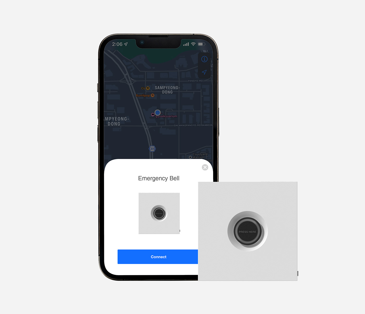 kongtech design，product design，industrial design，Home Emergency Bell System，