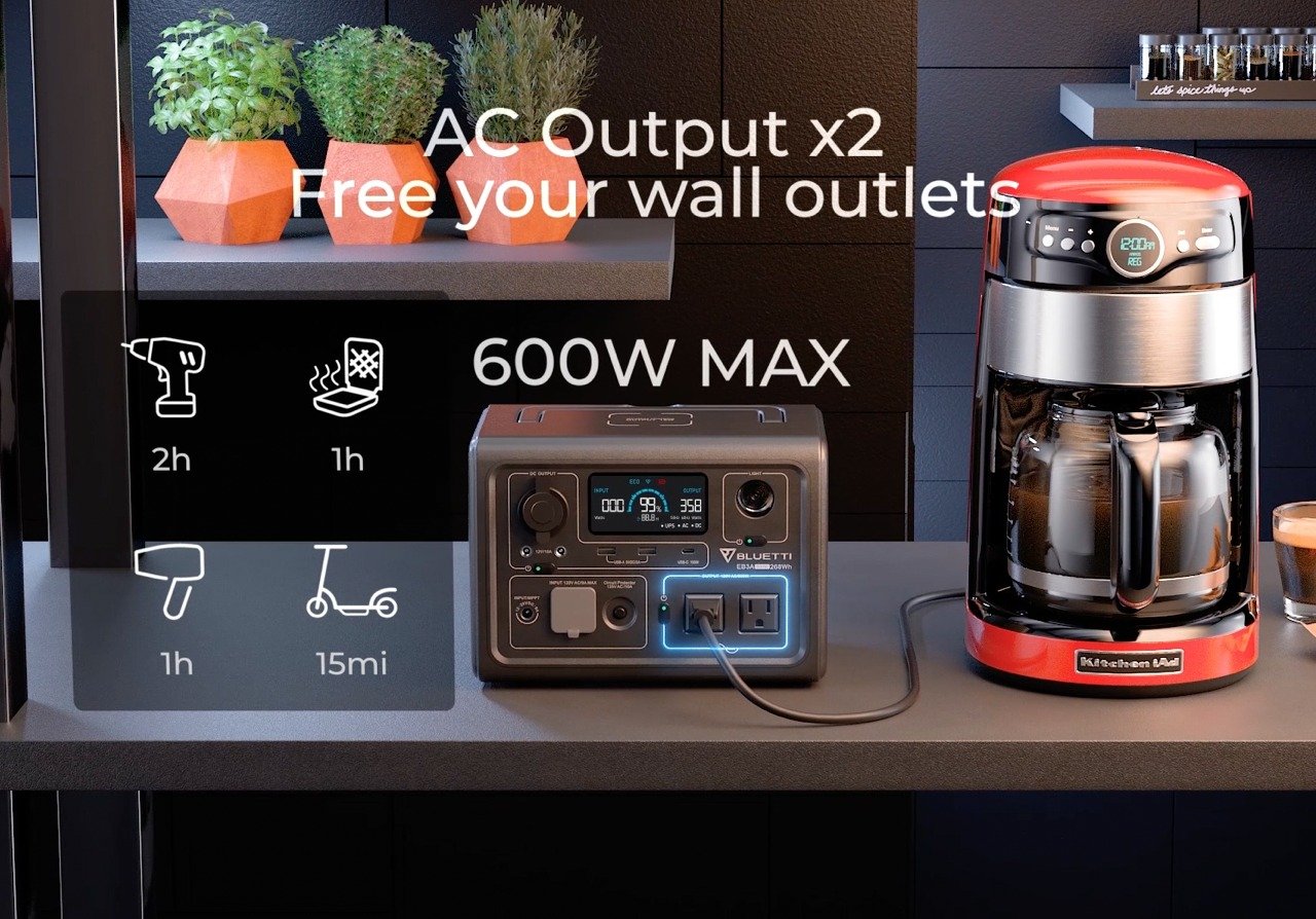 Bluefin，Solar panel，Ultra-portable power station，product design，BLUETTI EB3A，