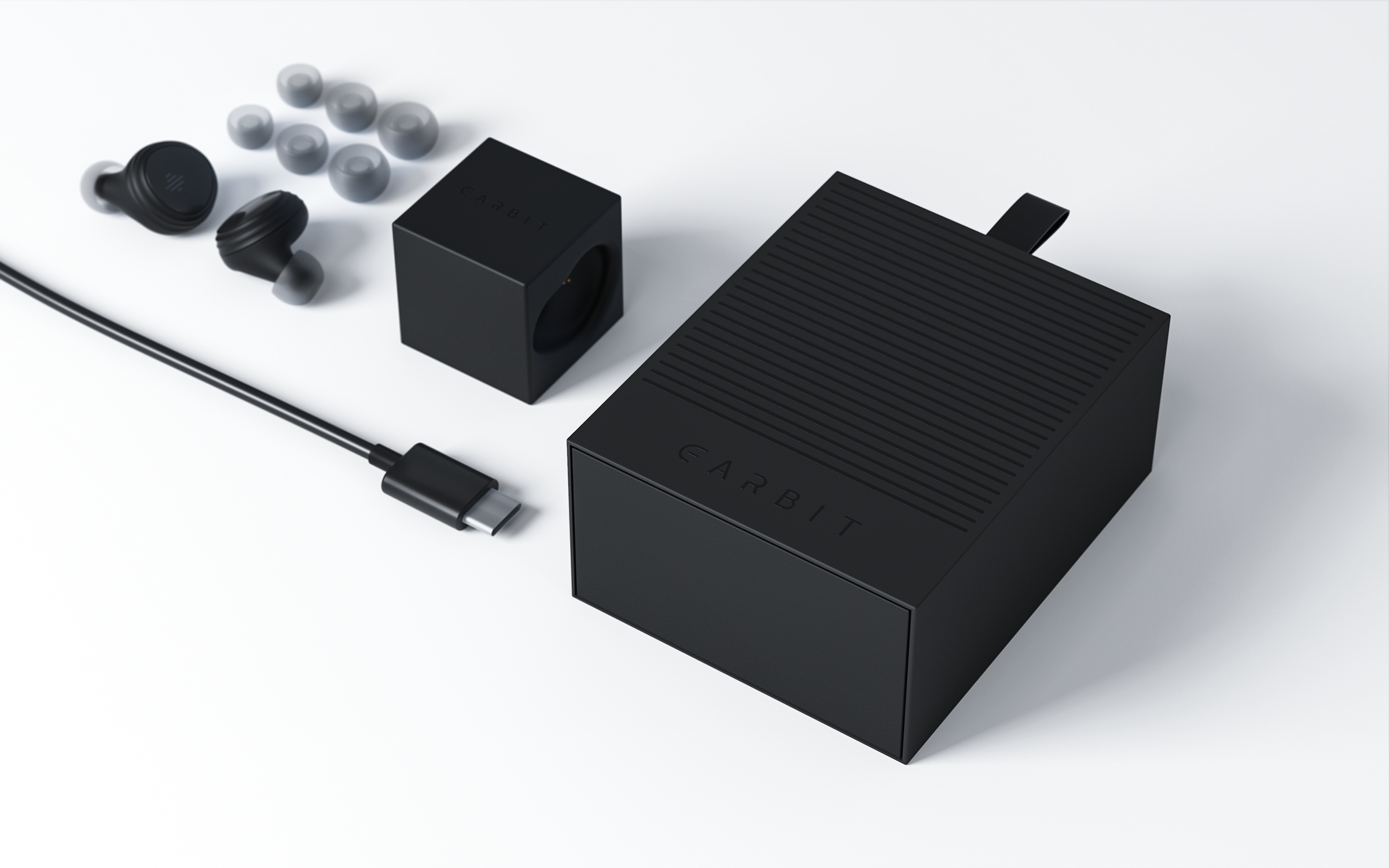 3C products，Wireless headset，packing，industrial design，New creation，Render，mobile phone，tws，