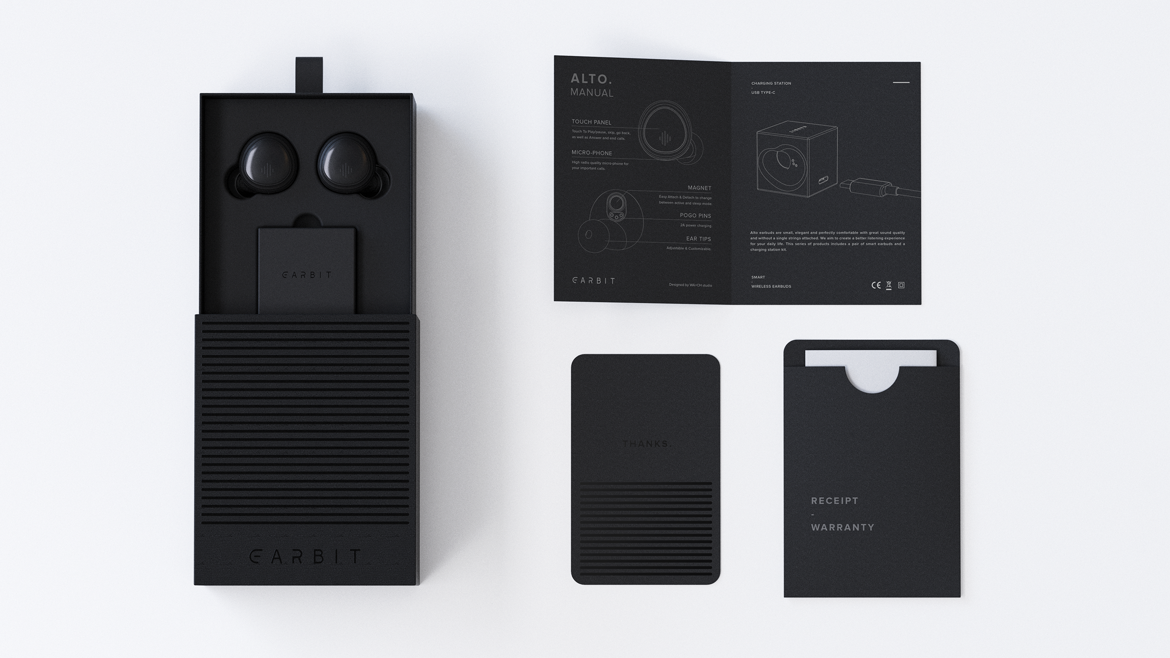 3C products，Wireless headset，packing，industrial design，New creation，Render，mobile phone，tws，