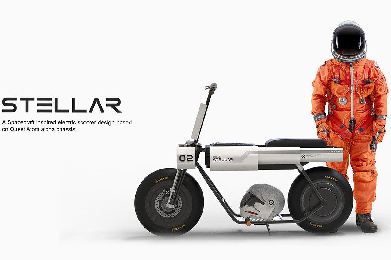 Fajar Ismail，太阳能供电，产品设计，城市踏板车，时尚，stellar，