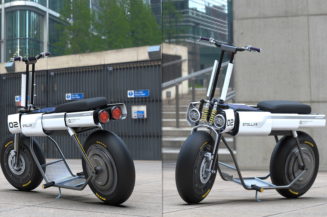 Fajar Ismail，Solar power supply，product design，Urban scooter，fashion，stellar，