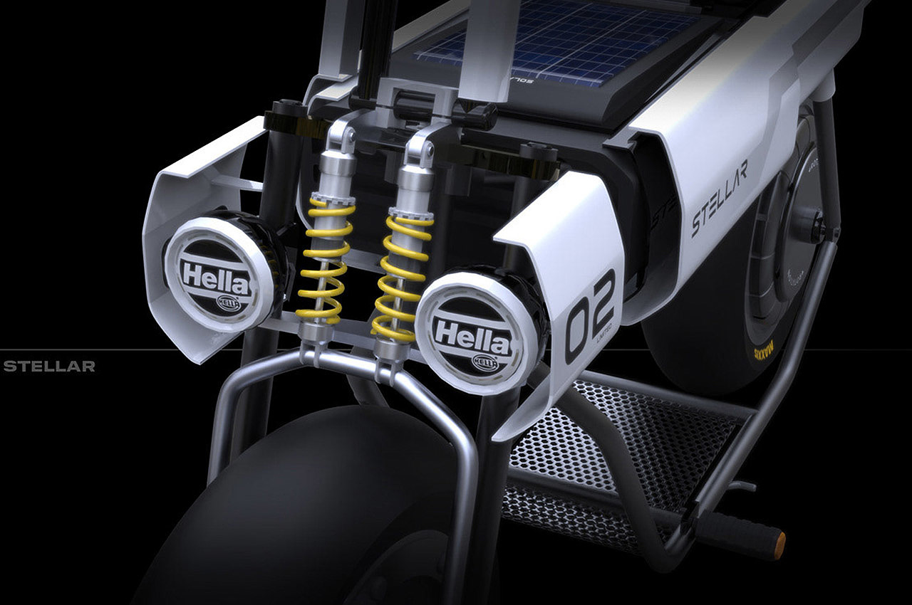 Fajar Ismail，Solar power supply，product design，Urban scooter，fashion，stellar，