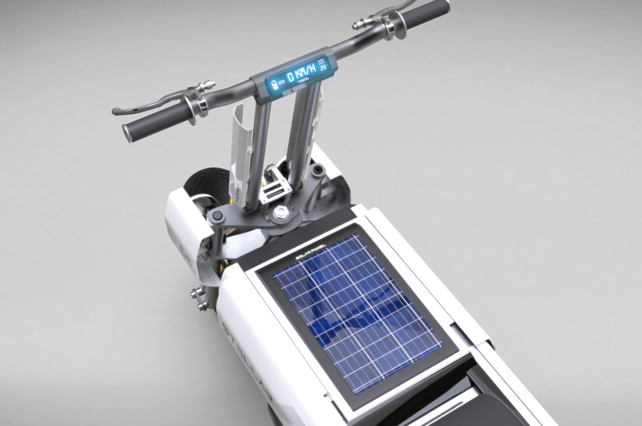 Fajar Ismail，Solar power supply，product design，Urban scooter，fashion，stellar，