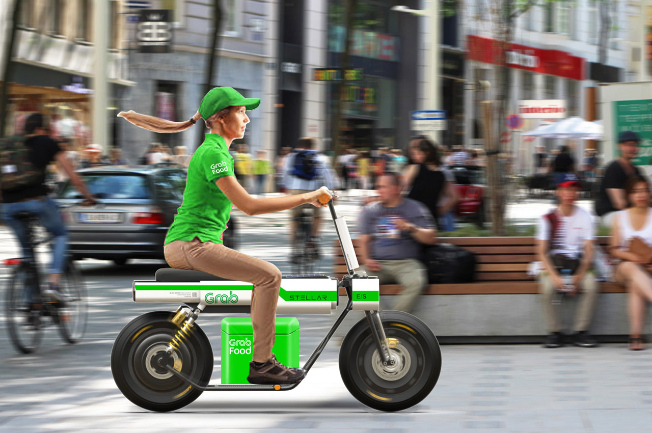 Fajar Ismail，Solar power supply，product design，Urban scooter，fashion，stellar，