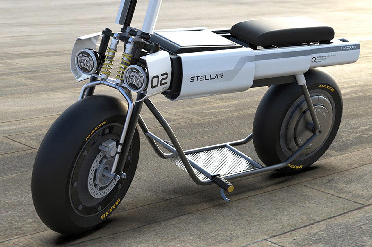 Fajar Ismail，Solar power supply，product design，Urban scooter，fashion，stellar，