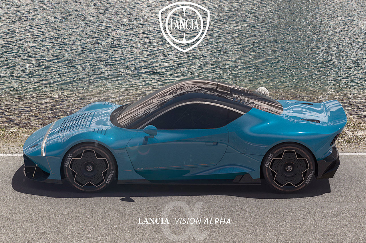 Laszlo Varga，蓝旗亚，VISION ALPHA，运动型轿跑车，汽车设计，流线型设计，