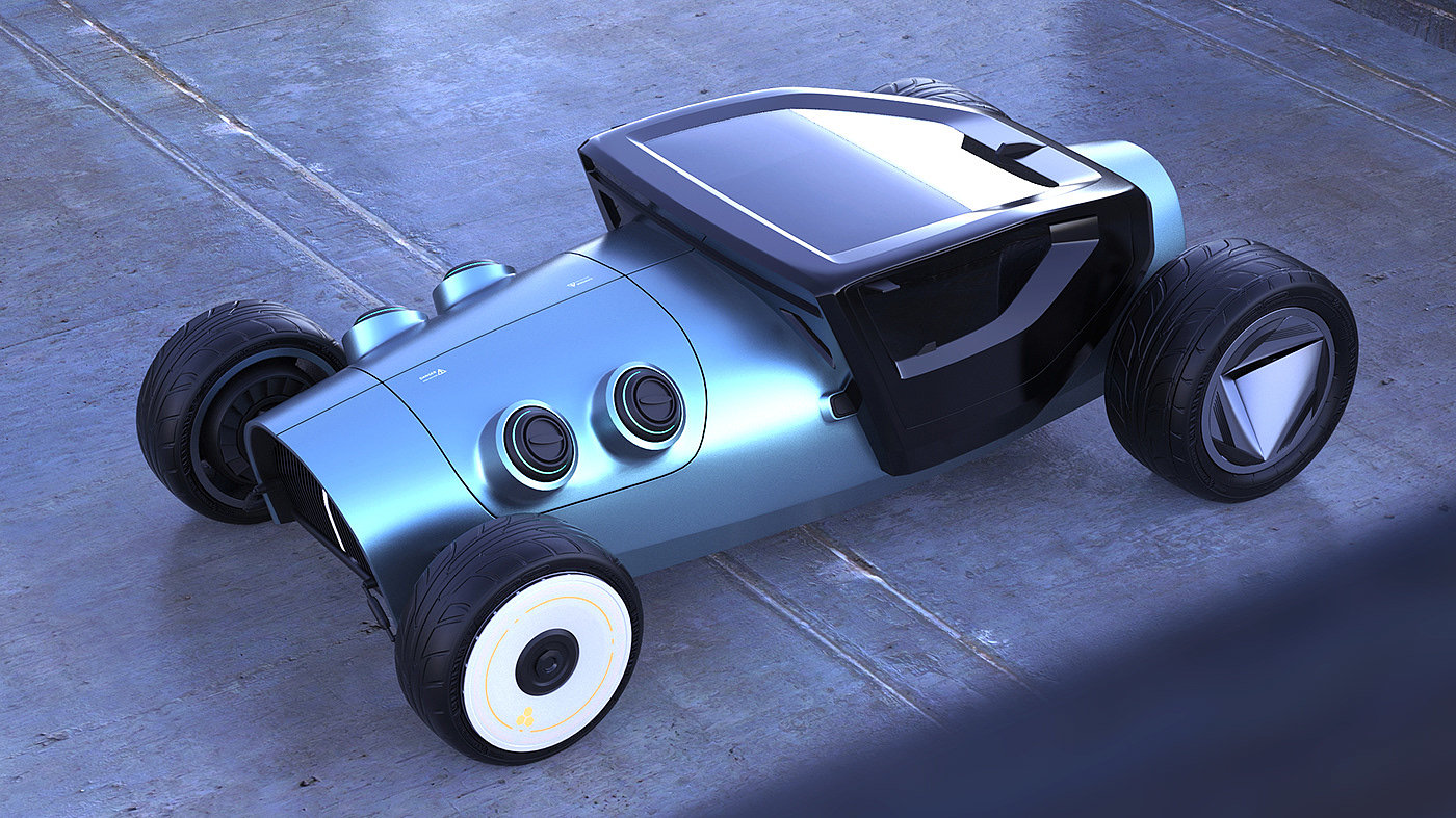 Lucas Sein，conceptual design，Automobile design，Futurism，Pulse Rod，Streamlined design，