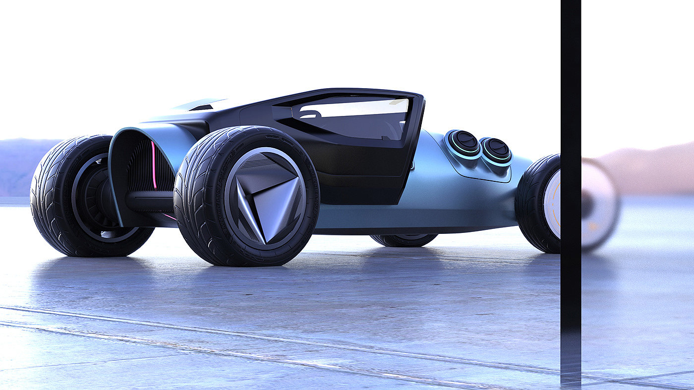 Lucas Sein，conceptual design，Automobile design，Futurism，Pulse Rod，Streamlined design，