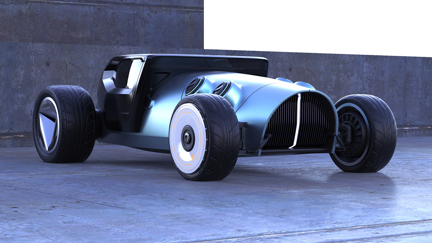Lucas Sein，conceptual design，Automobile design，Futurism，Pulse Rod，Streamlined design，