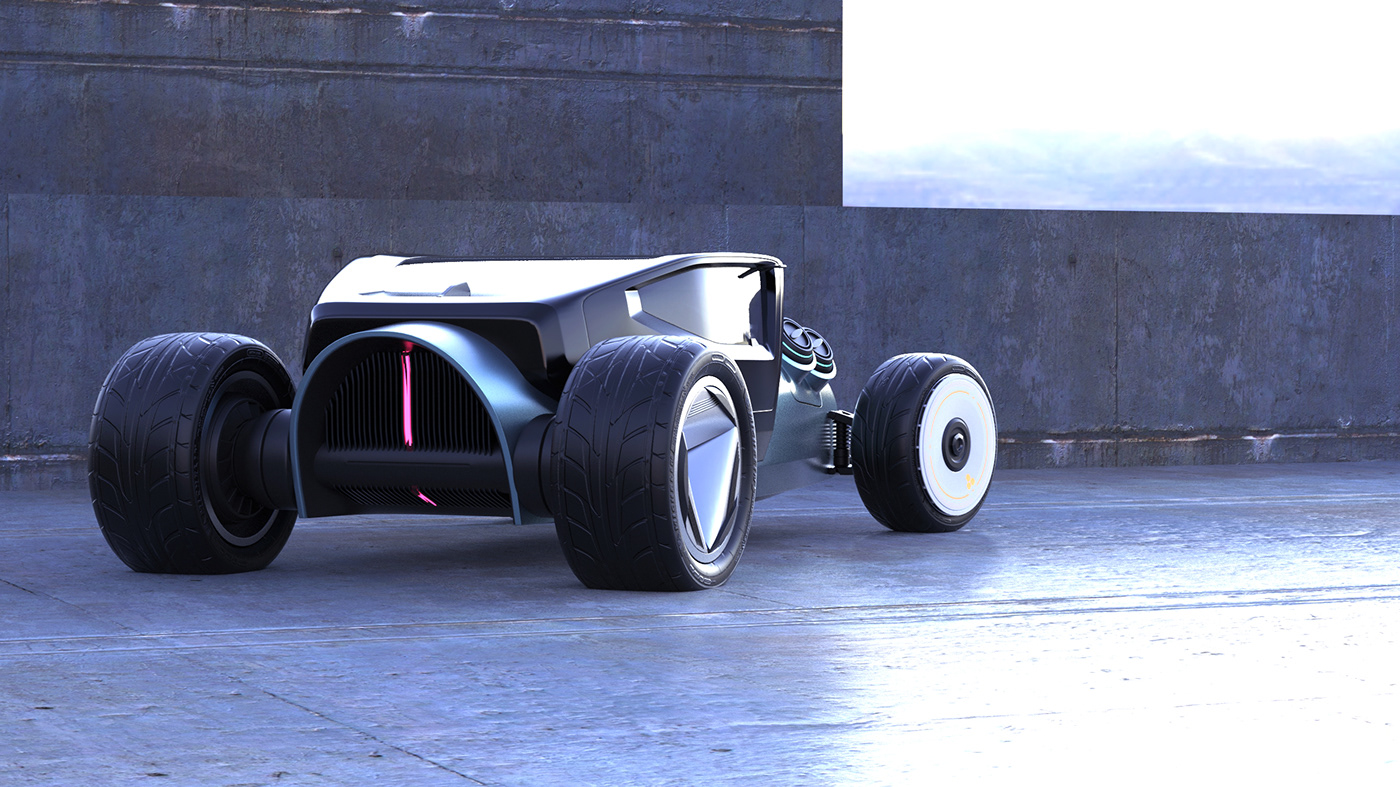 Lucas Sein，conceptual design，Automobile design，Futurism，Pulse Rod，Streamlined design，