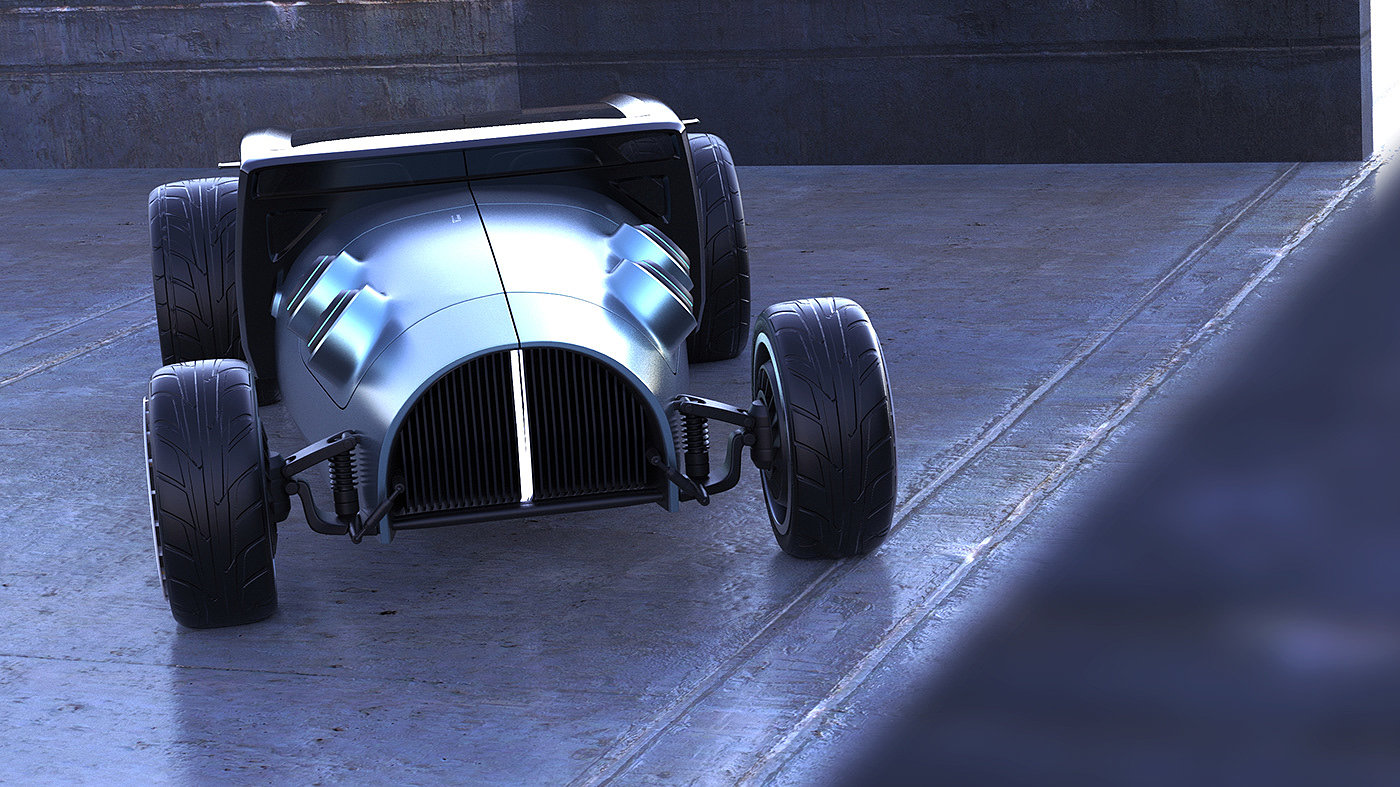 Lucas Sein，conceptual design，Automobile design，Futurism，Pulse Rod，Streamlined design，