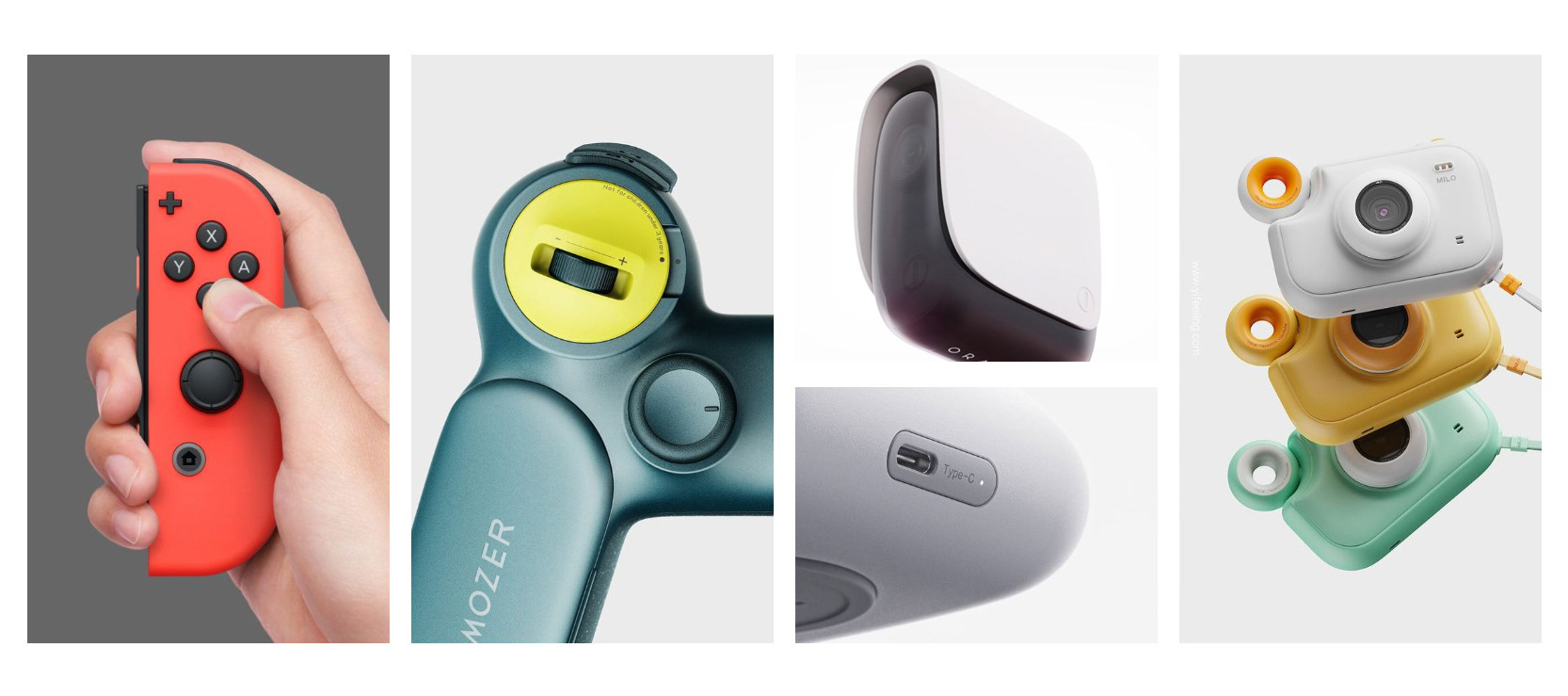 Smartphone game controller，Moby，product design，industrial design，Thiago Viana，