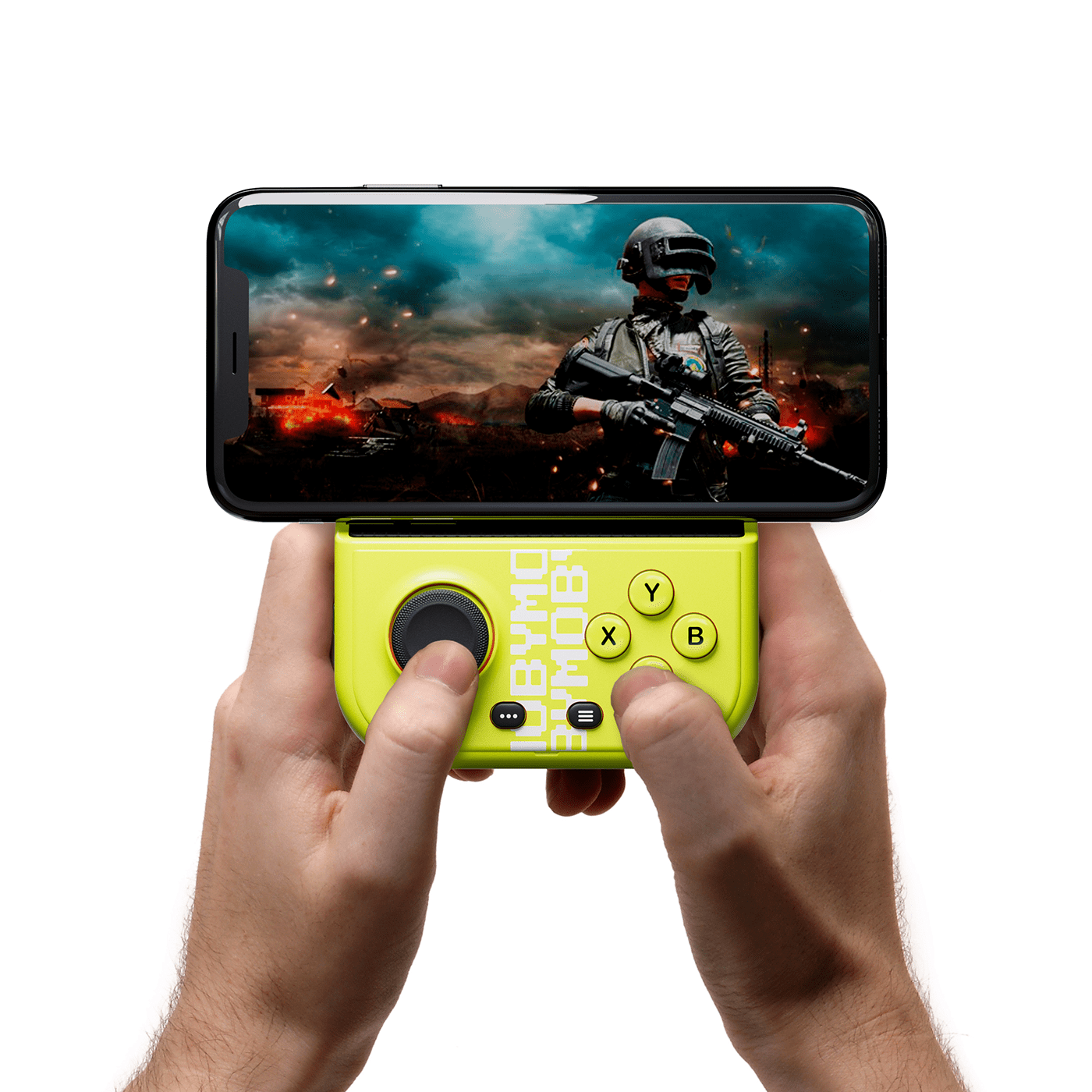 Smartphone game controller，Moby，product design，industrial design，Thiago Viana，