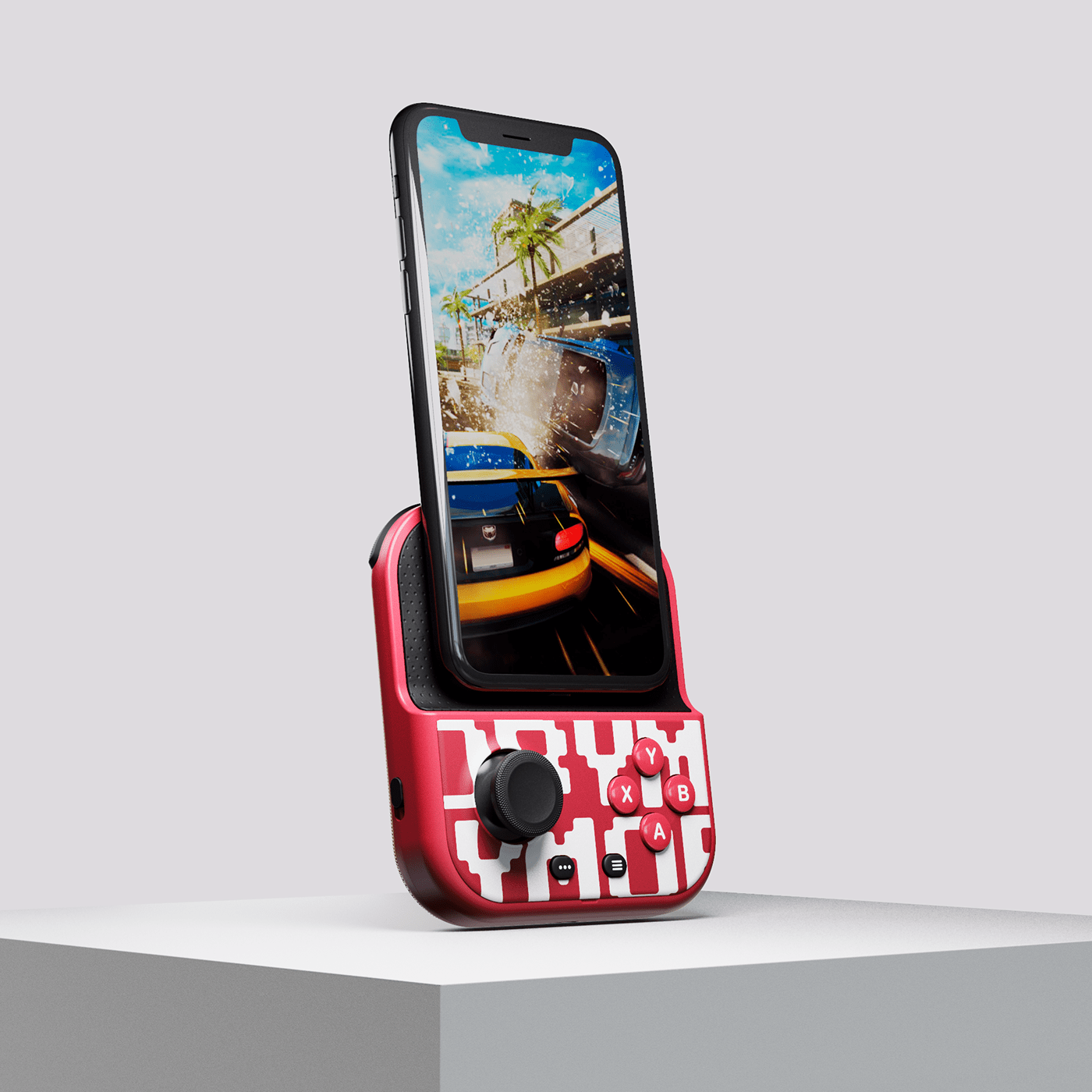 Smartphone game controller，Moby，product design，industrial design，Thiago Viana，