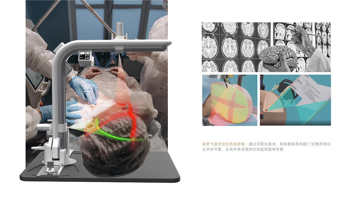 2022届本科毕业设计作品，毕业展，湖南大学设计艺术学院，定位系统，医疗，