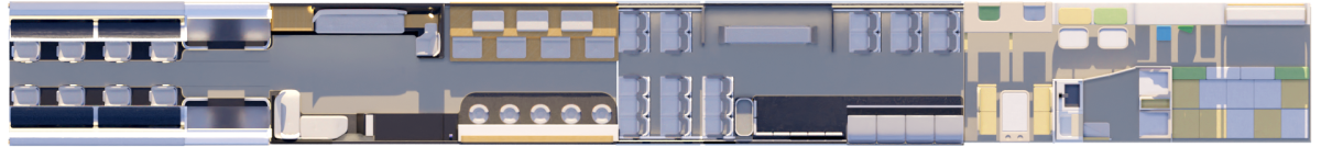 Graduation Design Works of 2022 Undergraduate，Graduation exhibition，School of Design, Hunan University ，High-speed wheel-rail train，Convenient transportation，