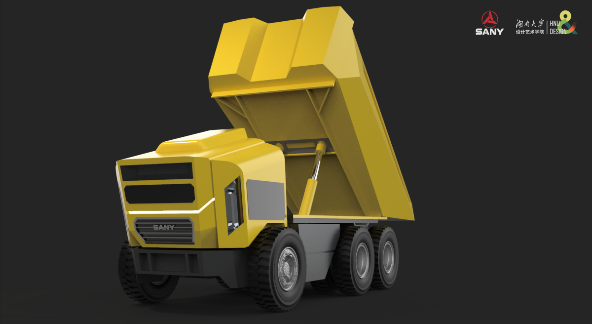 Graduation Design Works of 2022 Undergraduate，Graduation exhibition，School of Design, Hunan University ，Mine car，construction machinery，