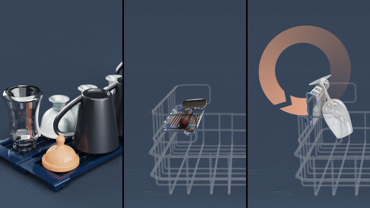 Graduation Design Works of 2022 Undergraduate，Graduation exhibition，School of Design, Hunan University ，dishwasher，Vatti，