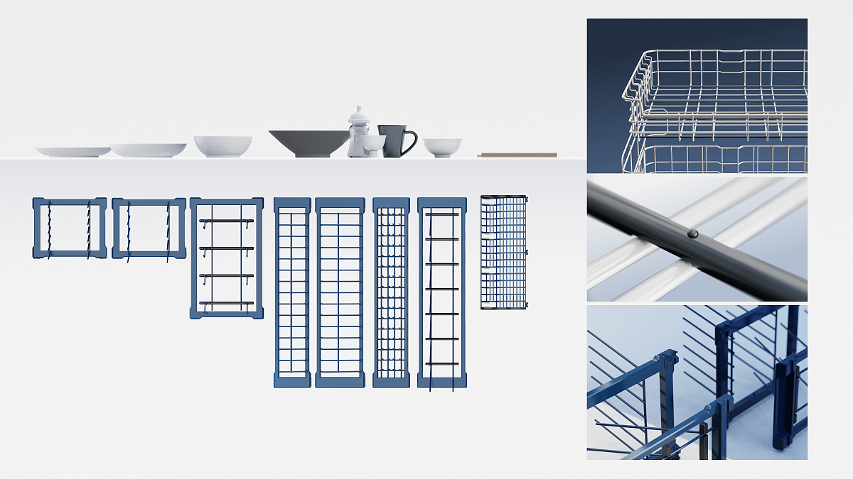 Graduation Design Works of 2022 Undergraduate，Graduation exhibition，School of Design, Hunan University ，dishwasher，Vatti，