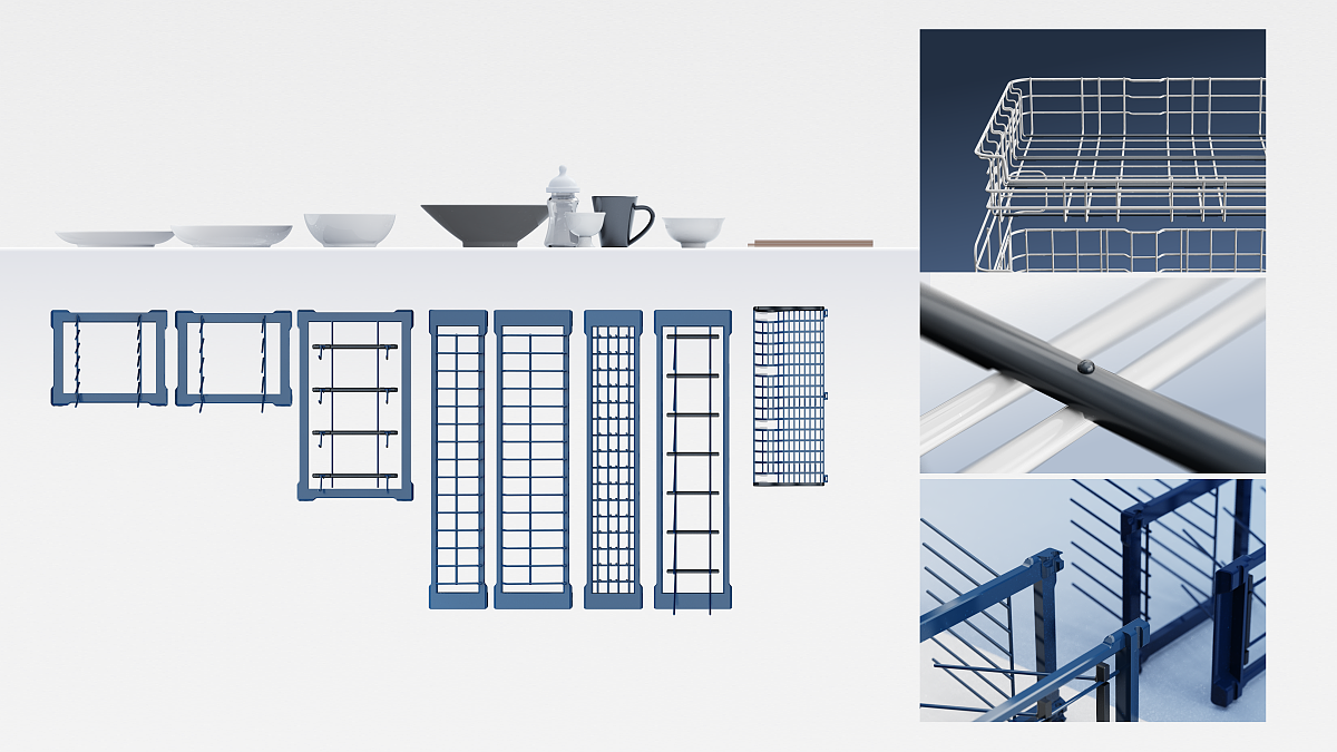 2022届本科毕业设计作品，毕业展，湖南大学设计艺术学院，洗碗机，华帝，