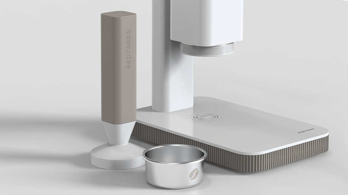 industrial design，Coffee machine，Lever machine，