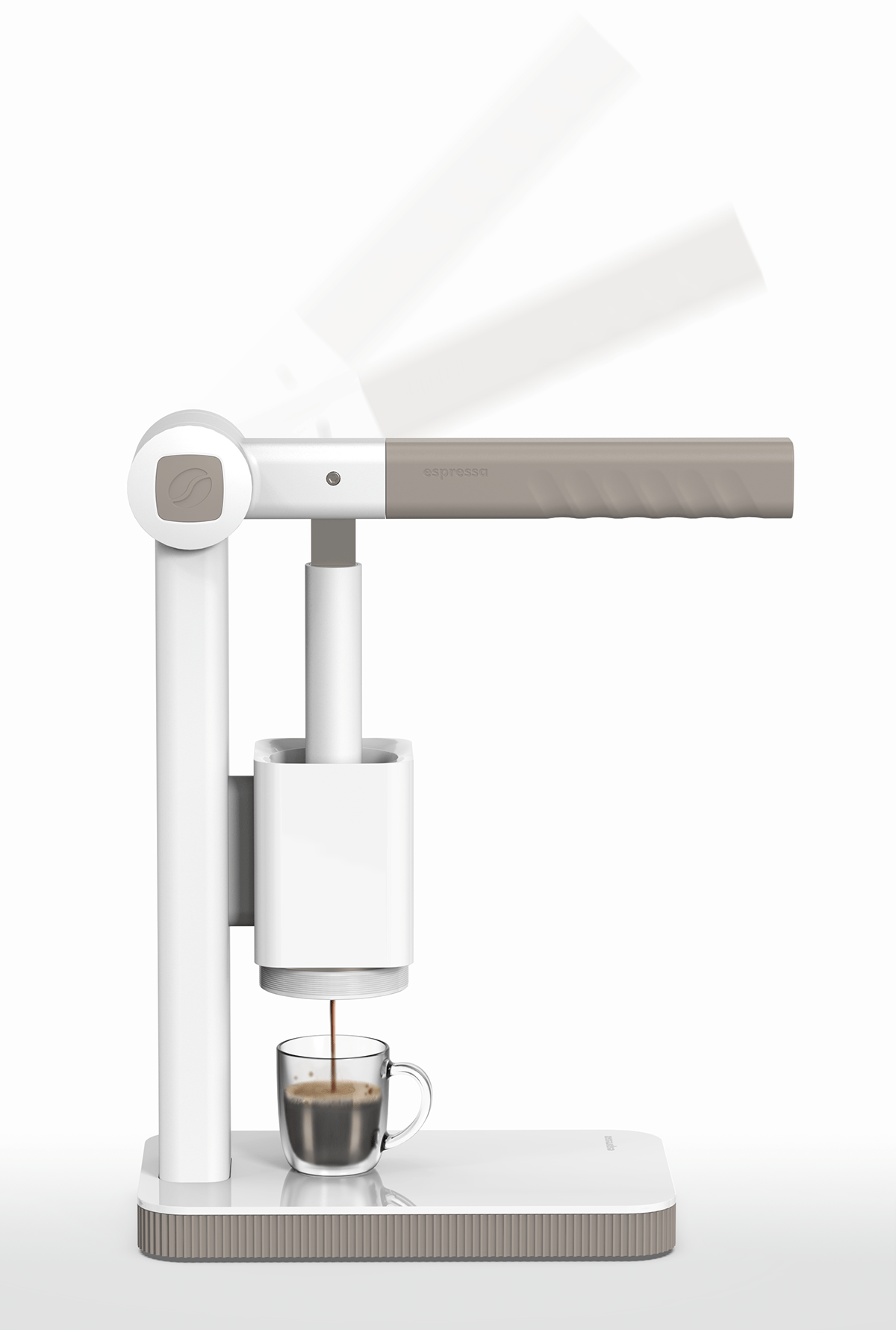 industrial design，Coffee machine，Lever machine，