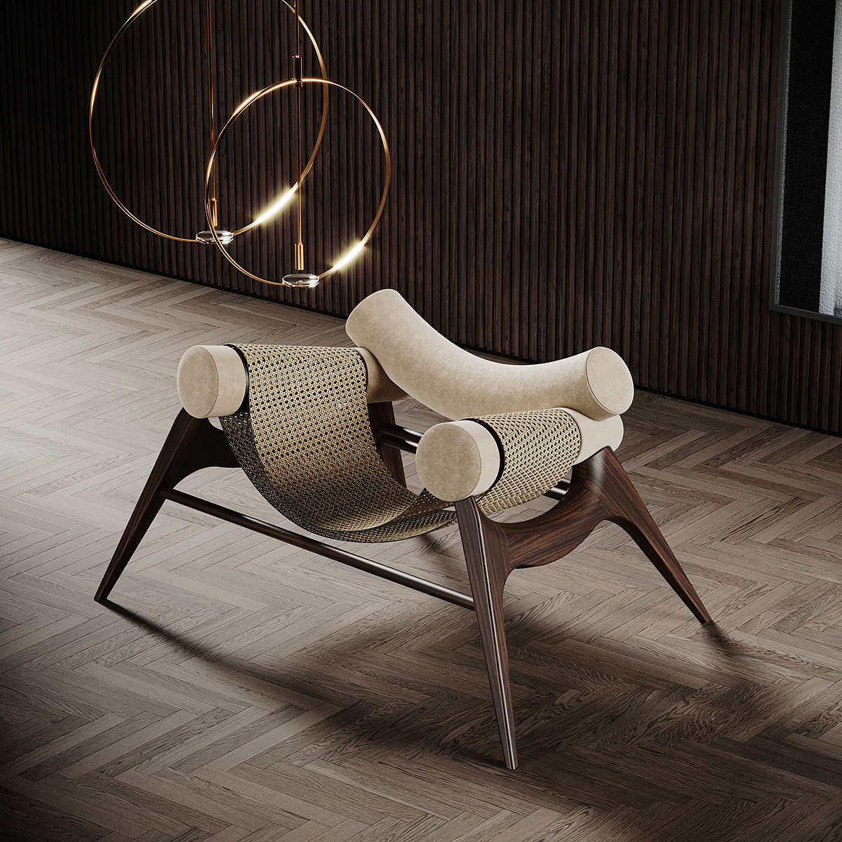 Armchair，furniture，indoor，chair，rattan，