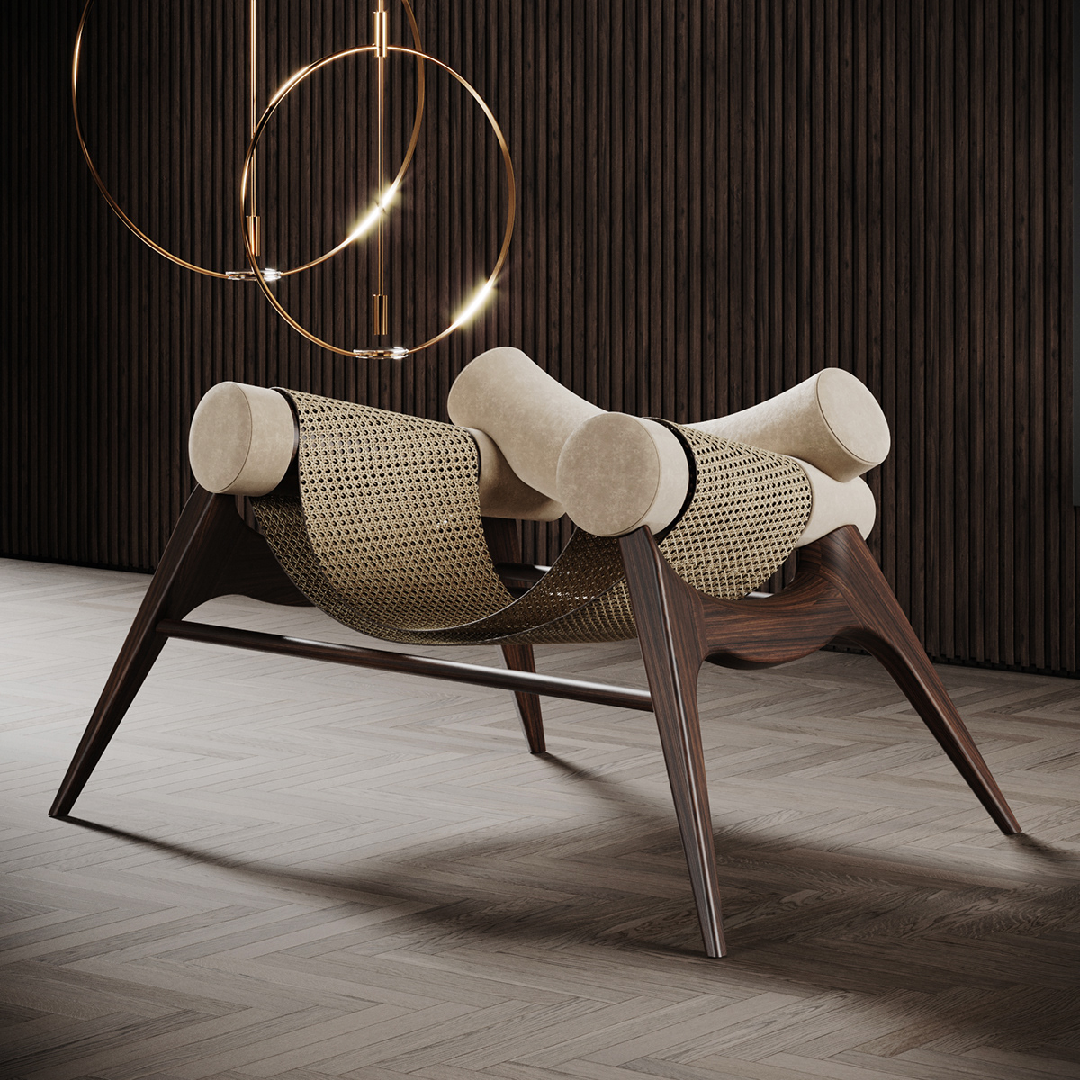 Armchair，furniture，indoor，chair，rattan，